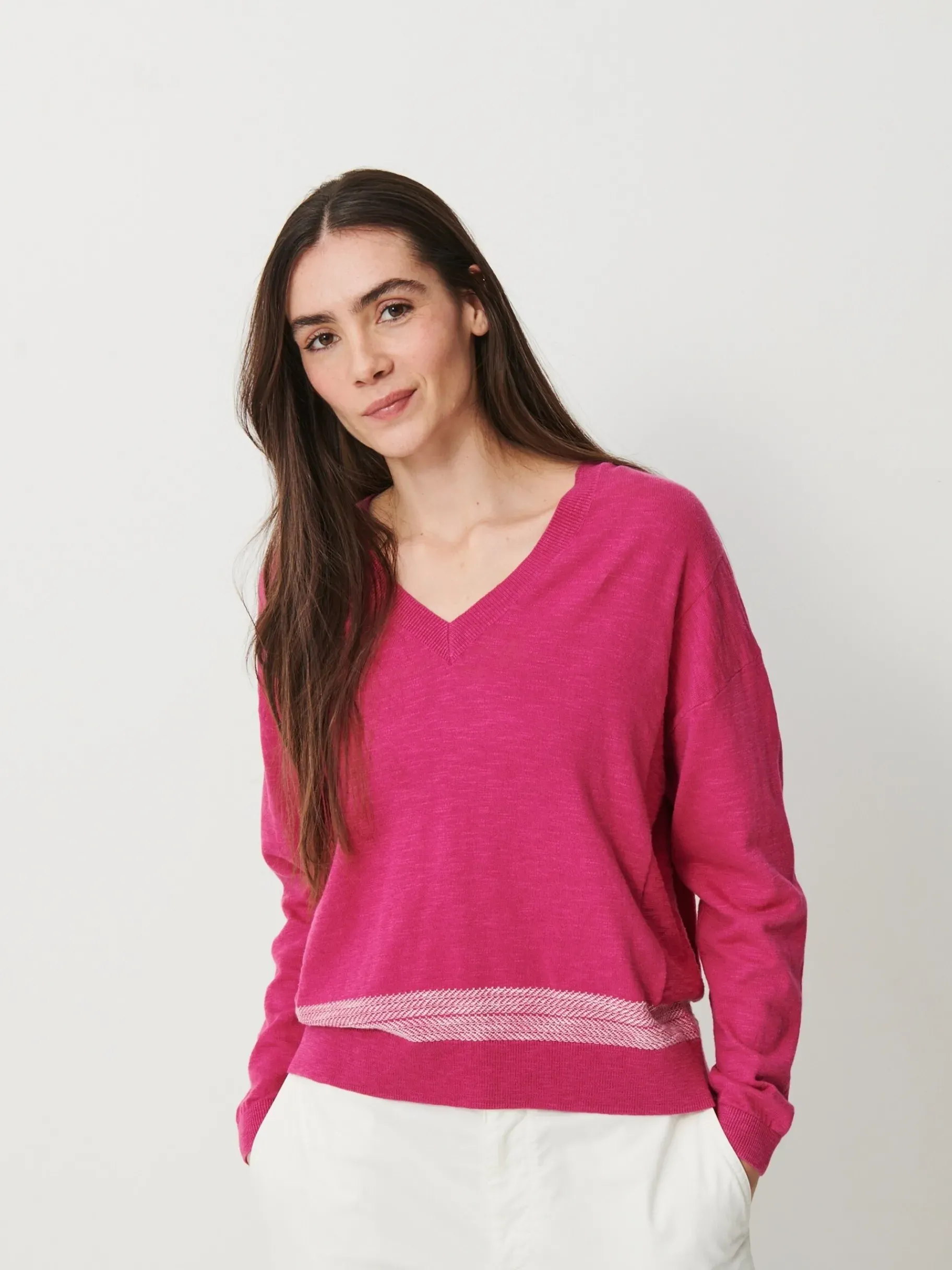 BENSIMON Pulls, Sweats & Gilets<Pull malo FUSHIA