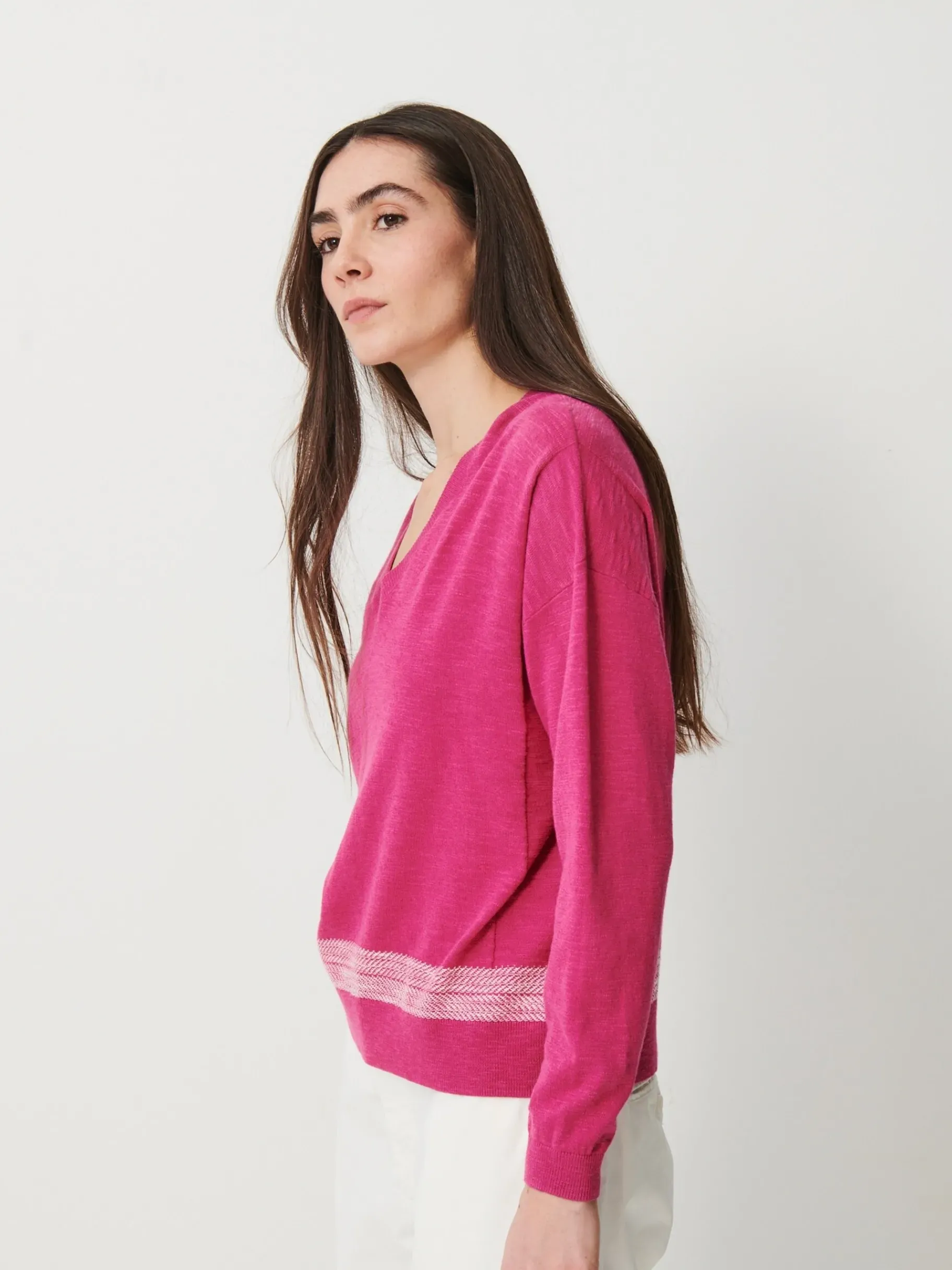 BENSIMON Pulls, Sweats & Gilets<Pull malo FUSHIA