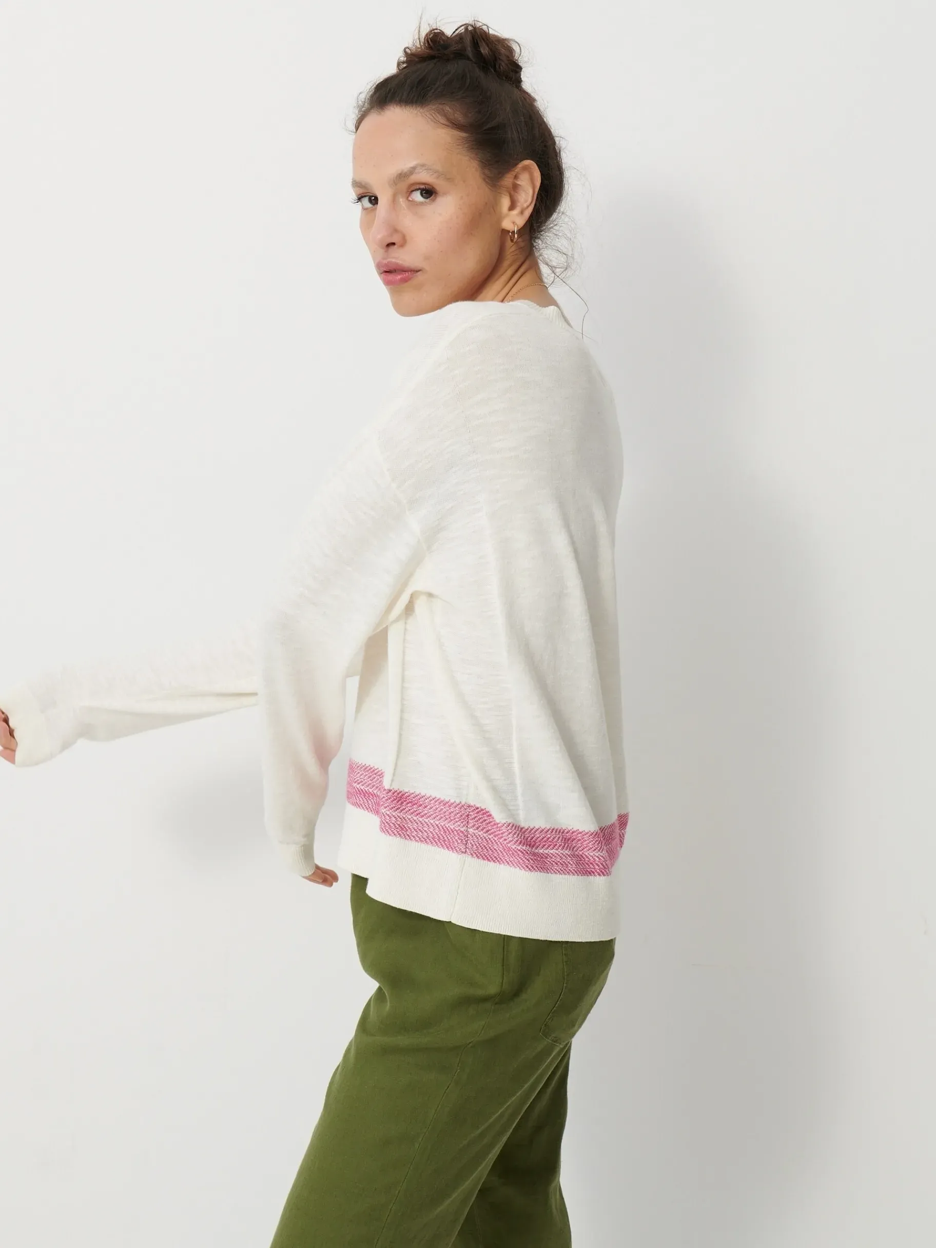 BENSIMON Pulls, Sweats & Gilets<Pull malo IVOIRE