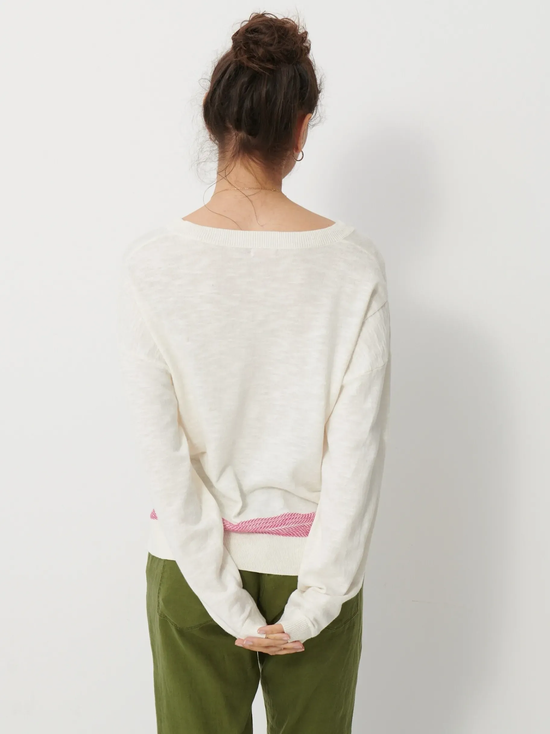 BENSIMON Pulls, Sweats & Gilets<Pull malo IVOIRE