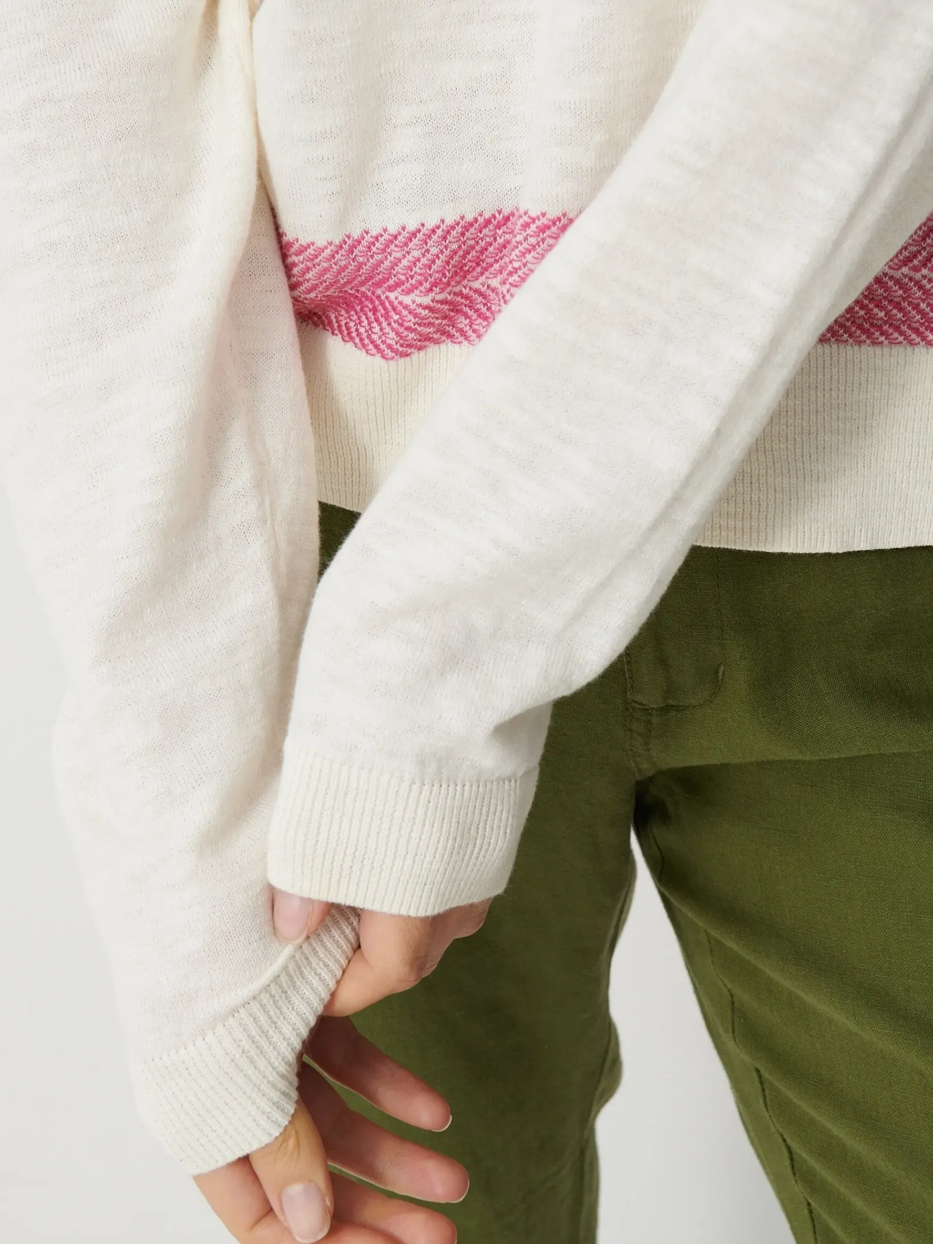BENSIMON Pulls, Sweats & Gilets<Pull malo IVOIRE