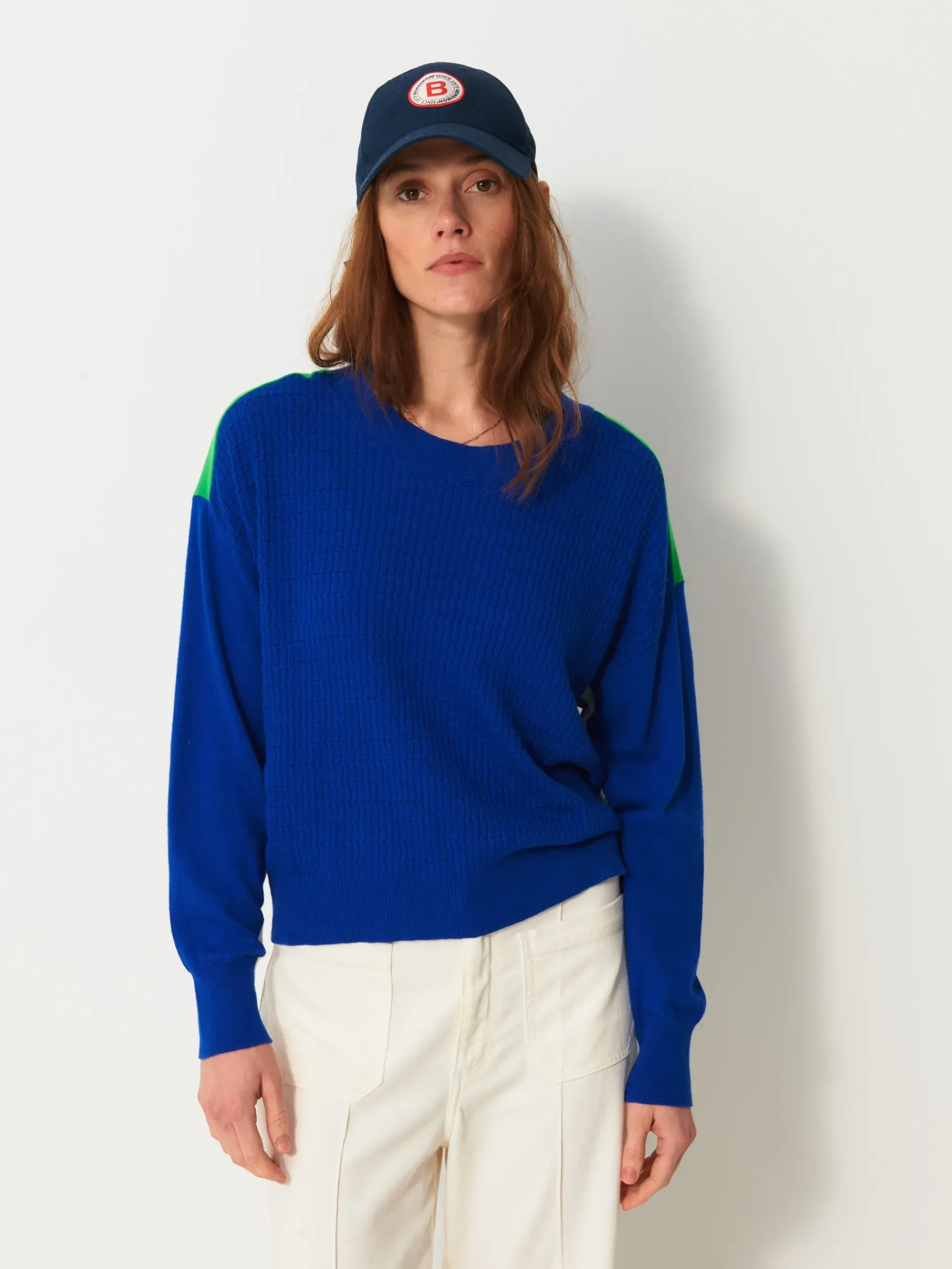 BENSIMON Pulls, Sweats & Gilets<Pull matheo BLEU VIF