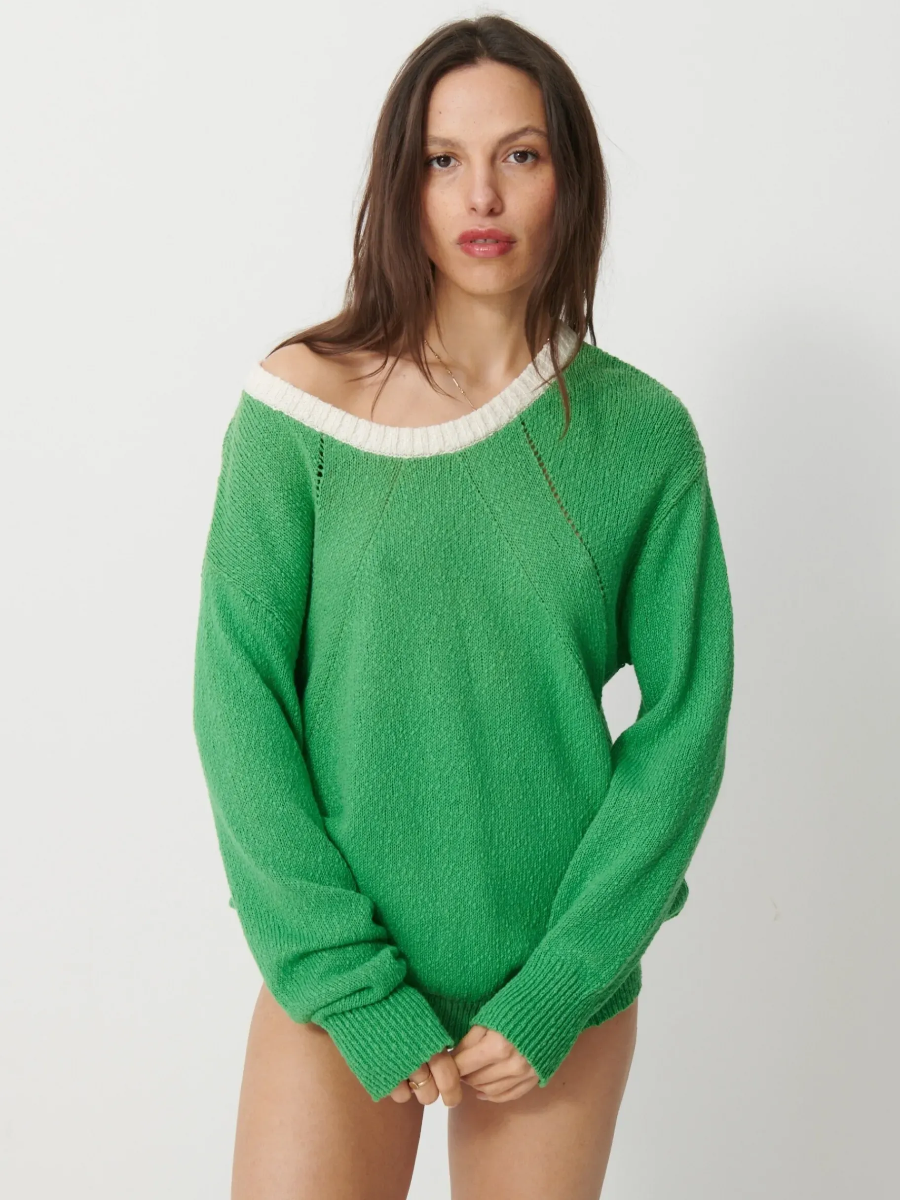 BENSIMON Pulls, Sweats & Gilets<Pull moby BASILIC
