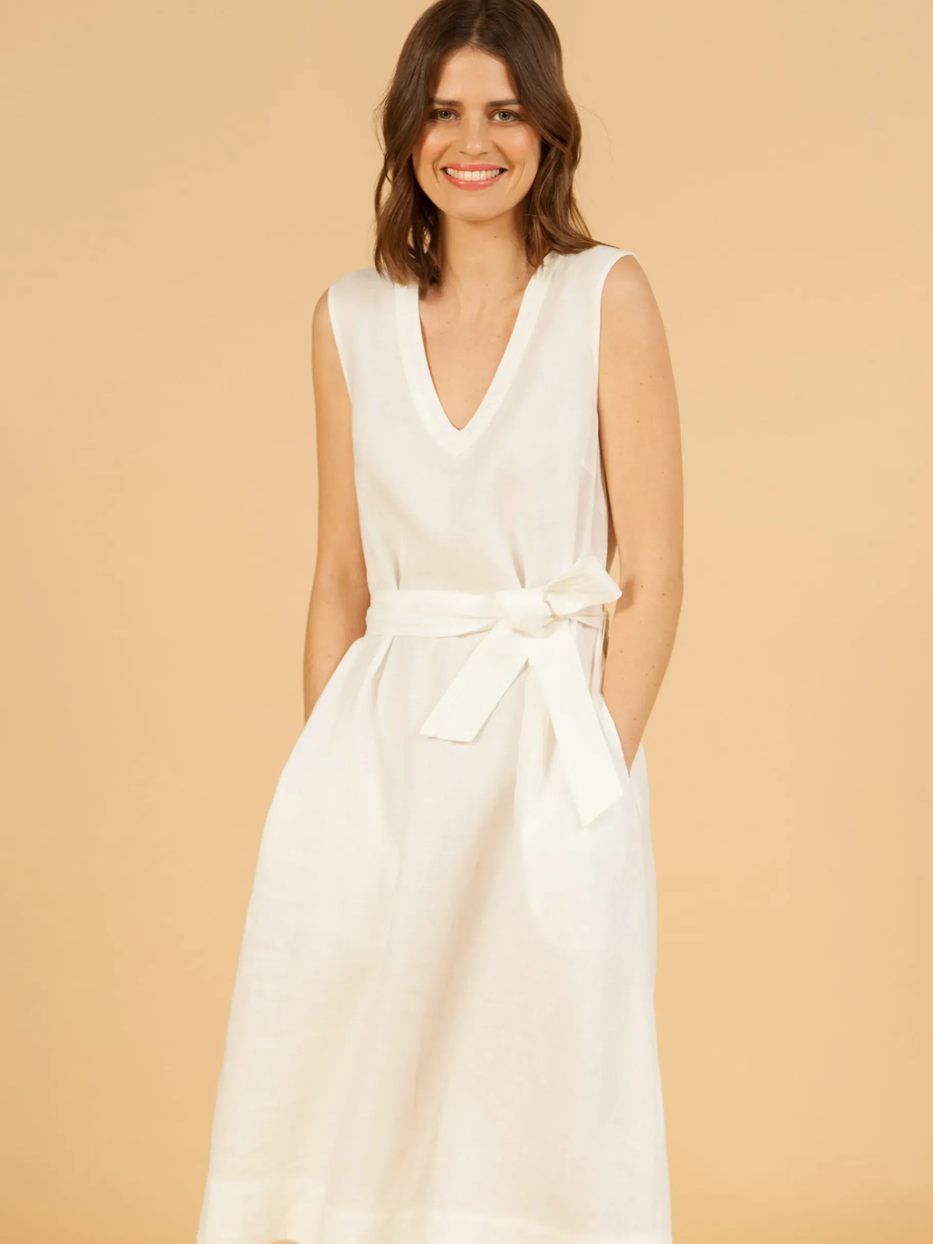 BENSIMON Robes & Combis<Robe basile ECRU