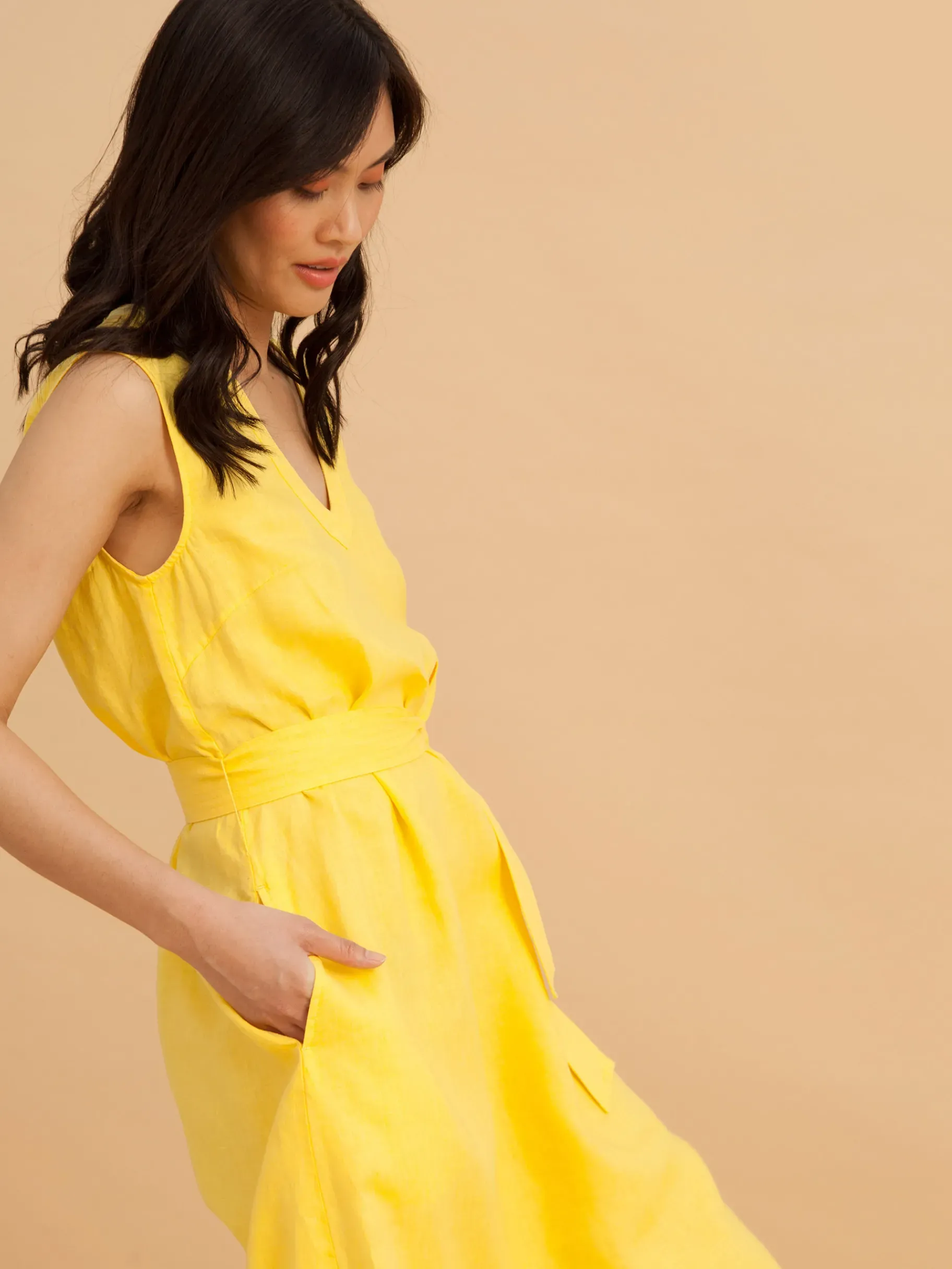 BENSIMON Robes & Combis<Robe basile JAUNE