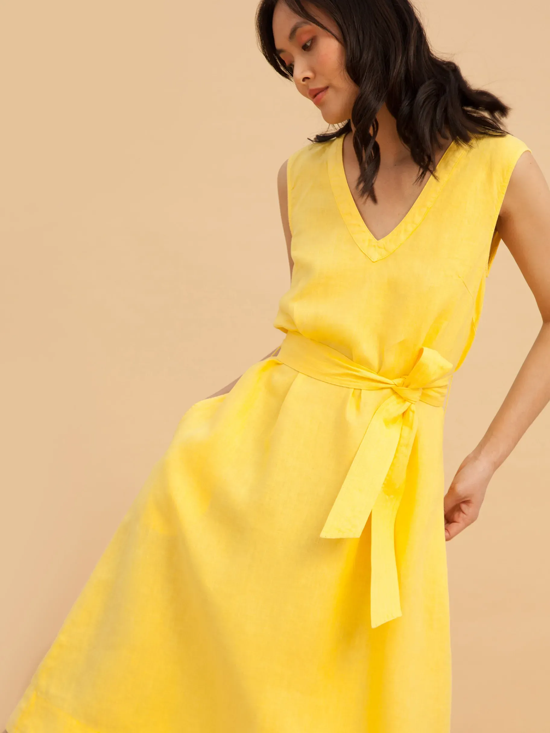 BENSIMON Robes & Combis<Robe basile JAUNE