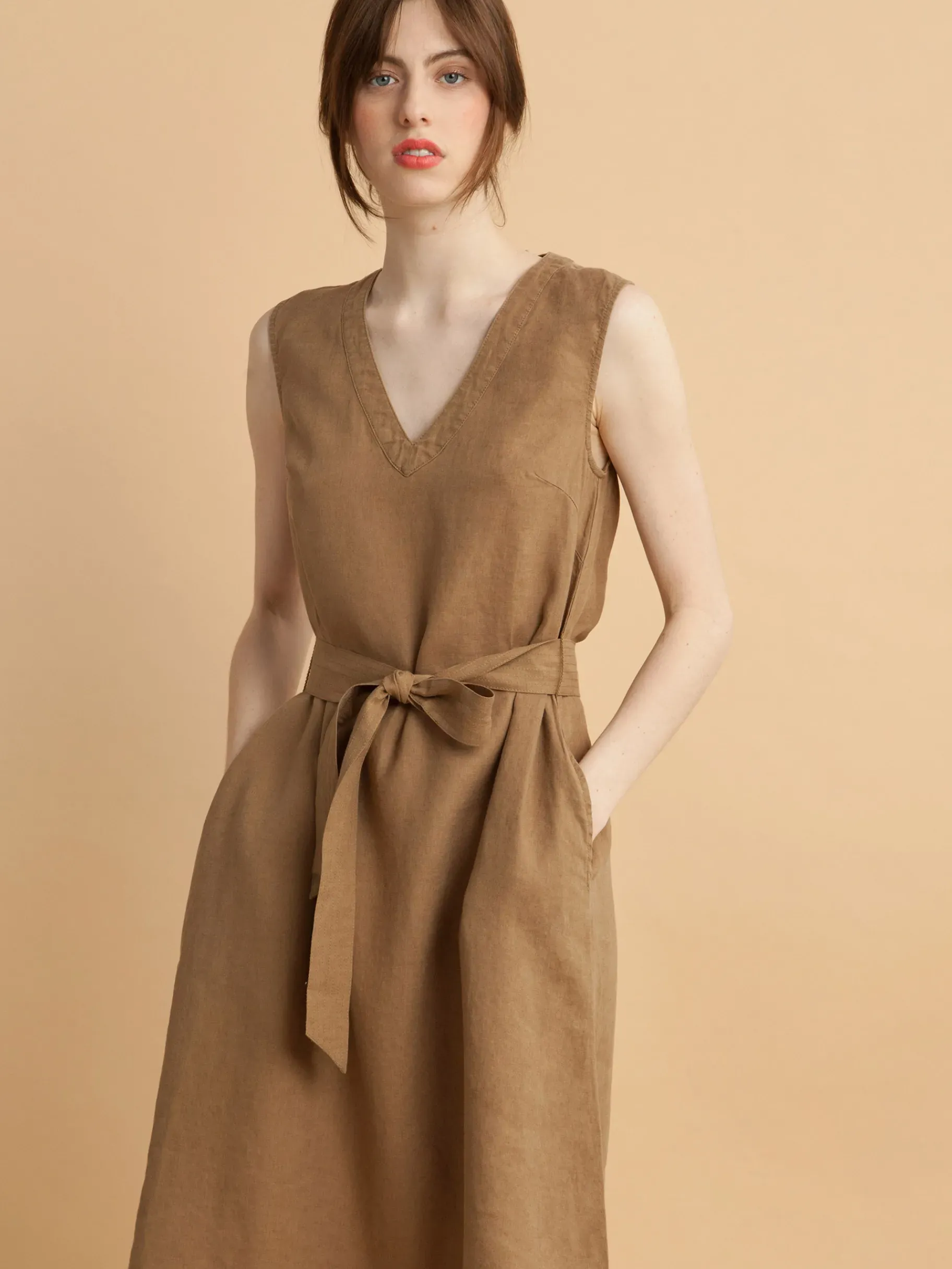 BENSIMON Robes & Combis<Robe basile TABAC