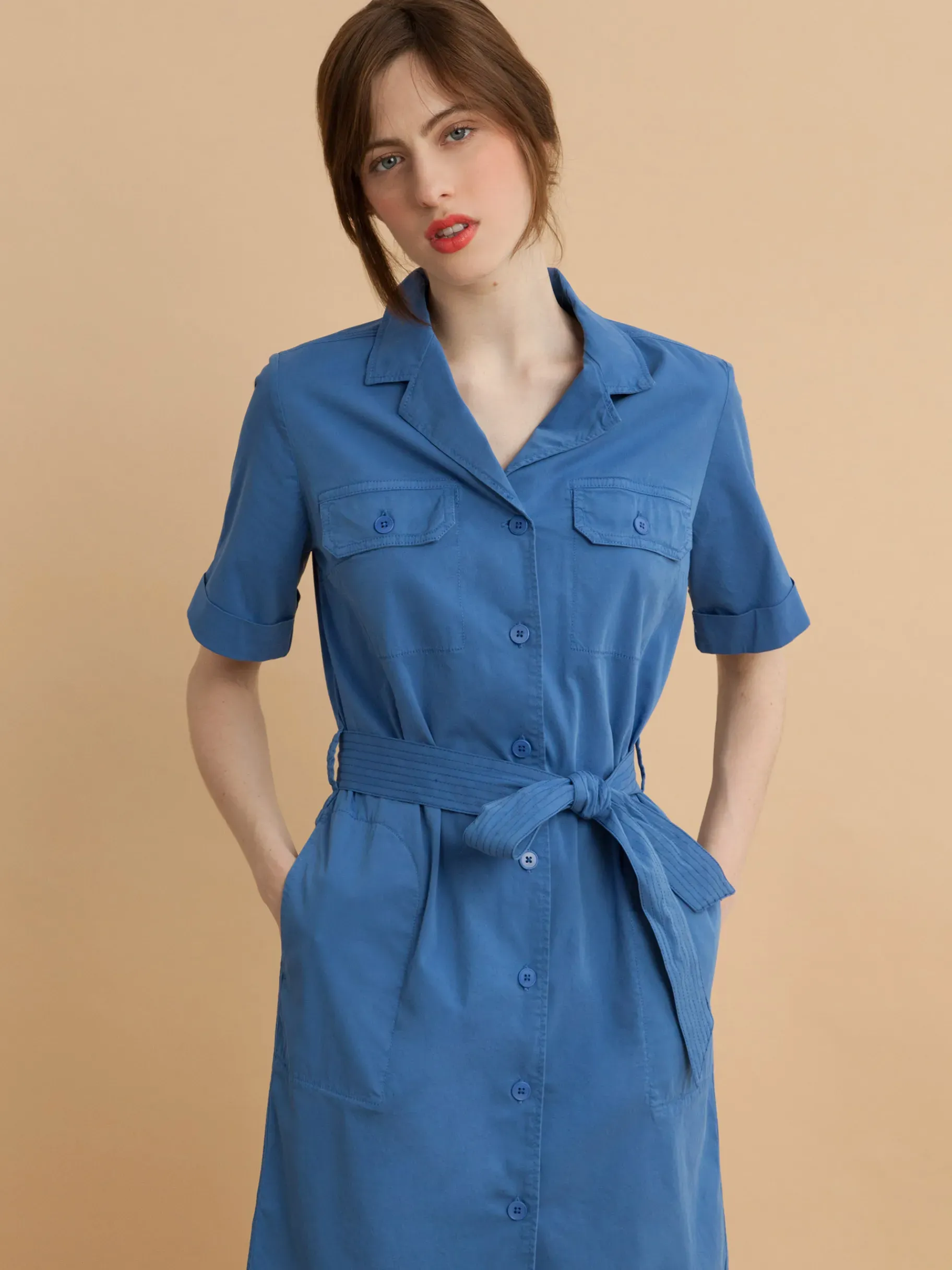 BENSIMON Robes & Combis<Robe dauphine BLEU