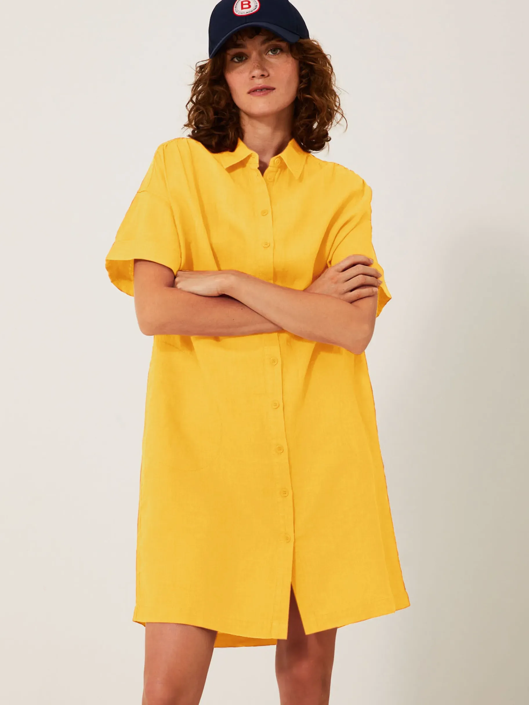 BENSIMON Robes & Combis<Robe jeromia SAFRAN