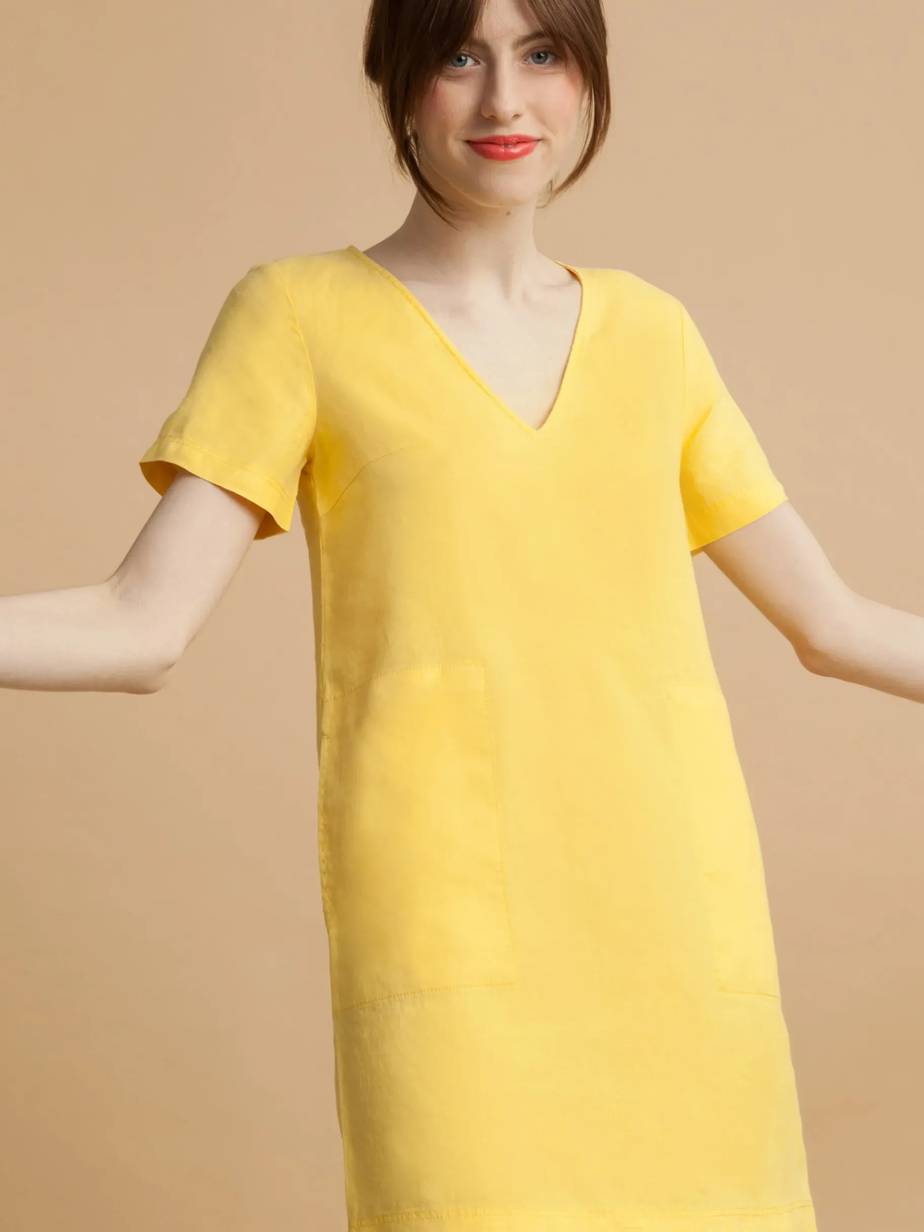 BENSIMON Robes & Combis<Robe martine JAUNE