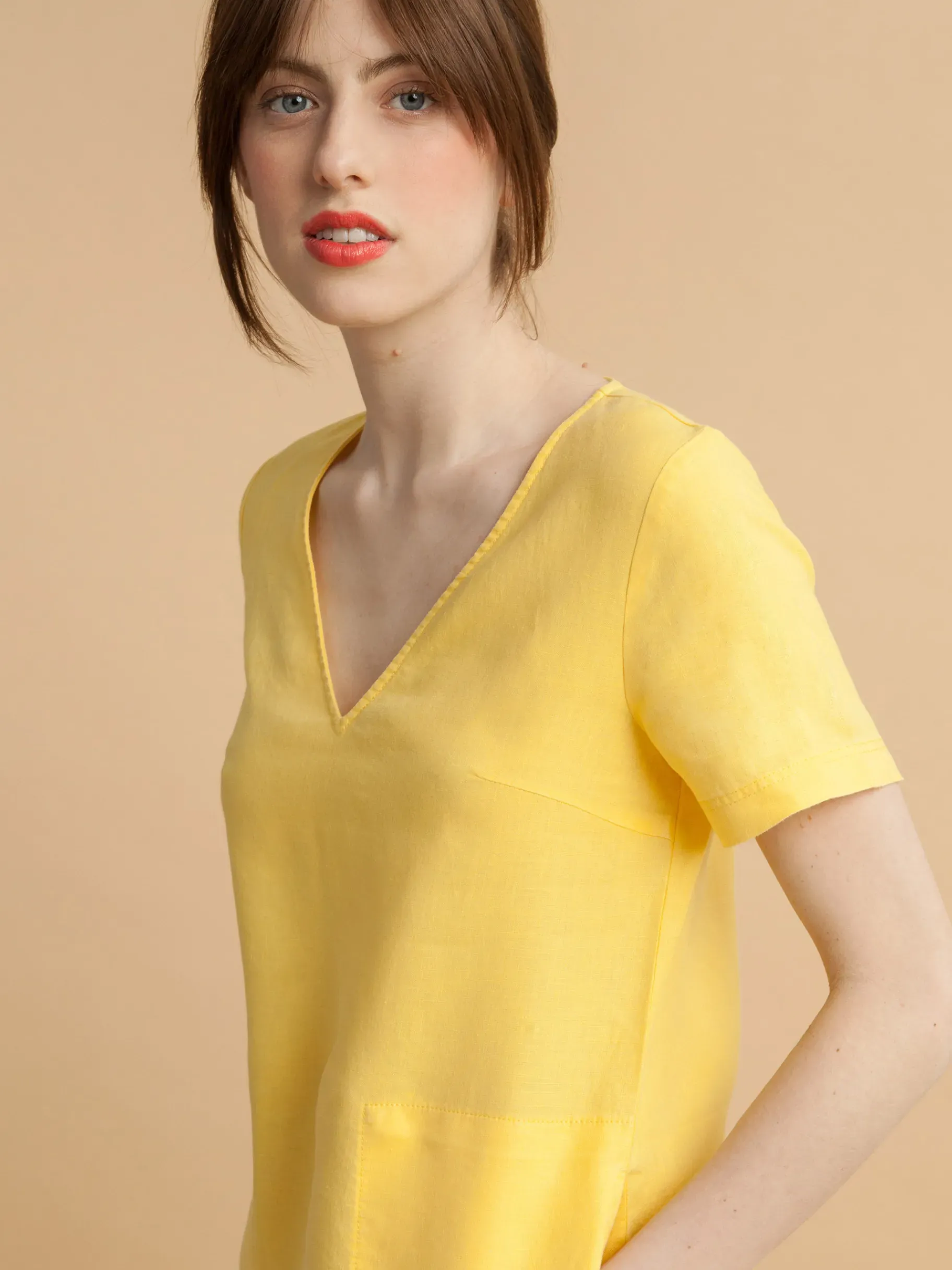 BENSIMON Robes & Combis<Robe martine JAUNE