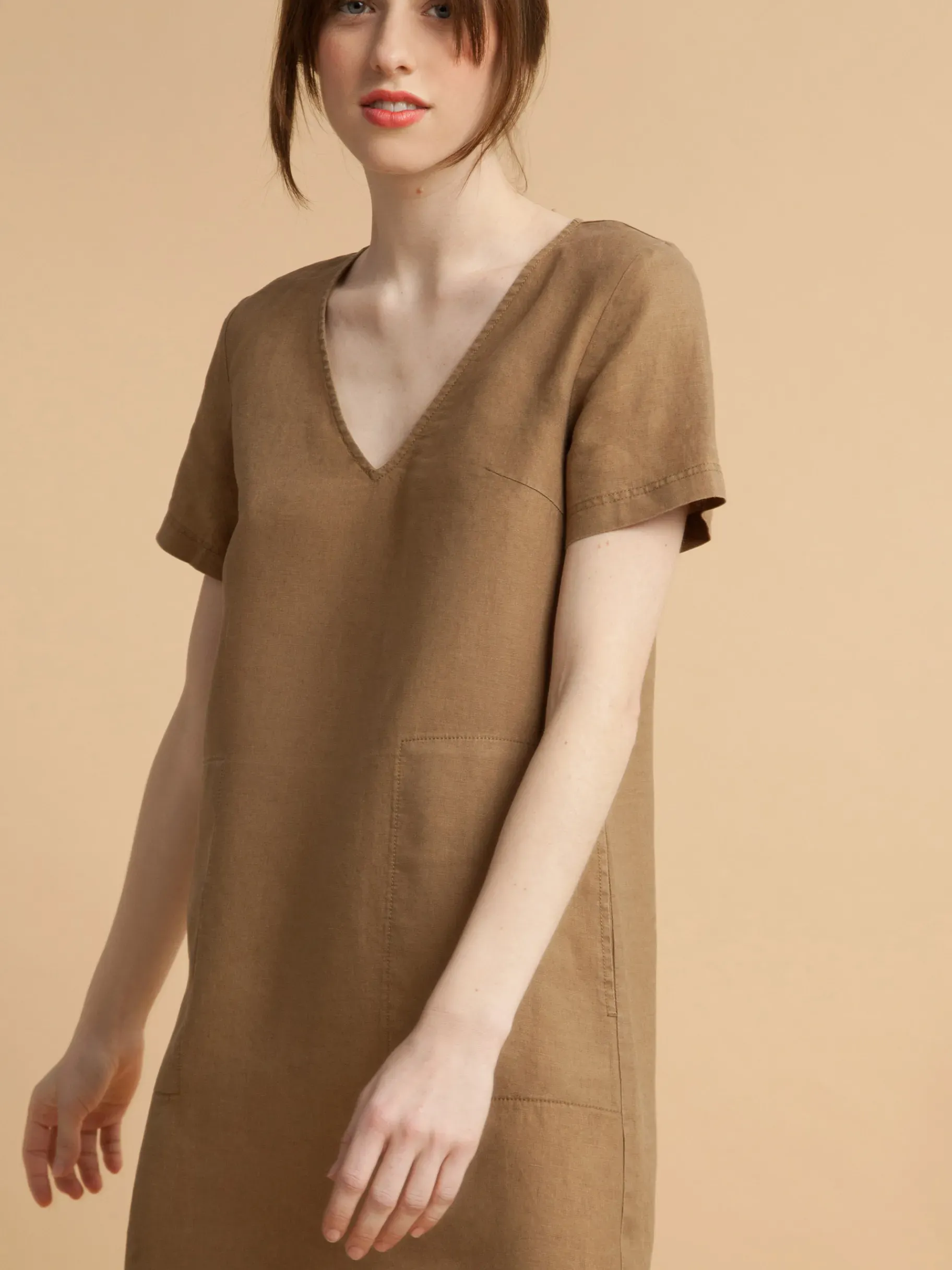 BENSIMON Robes & Combis<Robe martine TABAC