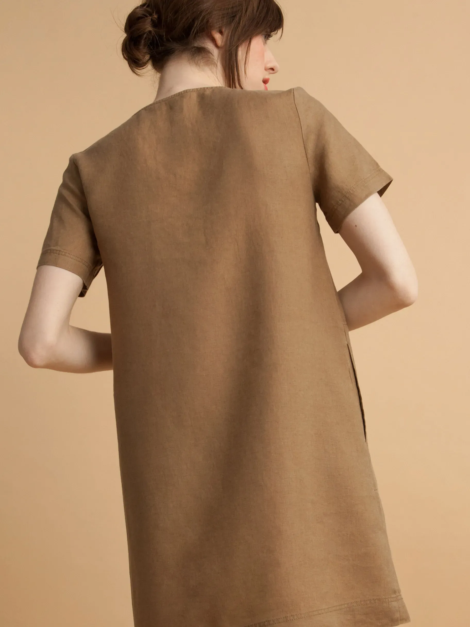 BENSIMON Robes & Combis<Robe martine TABAC