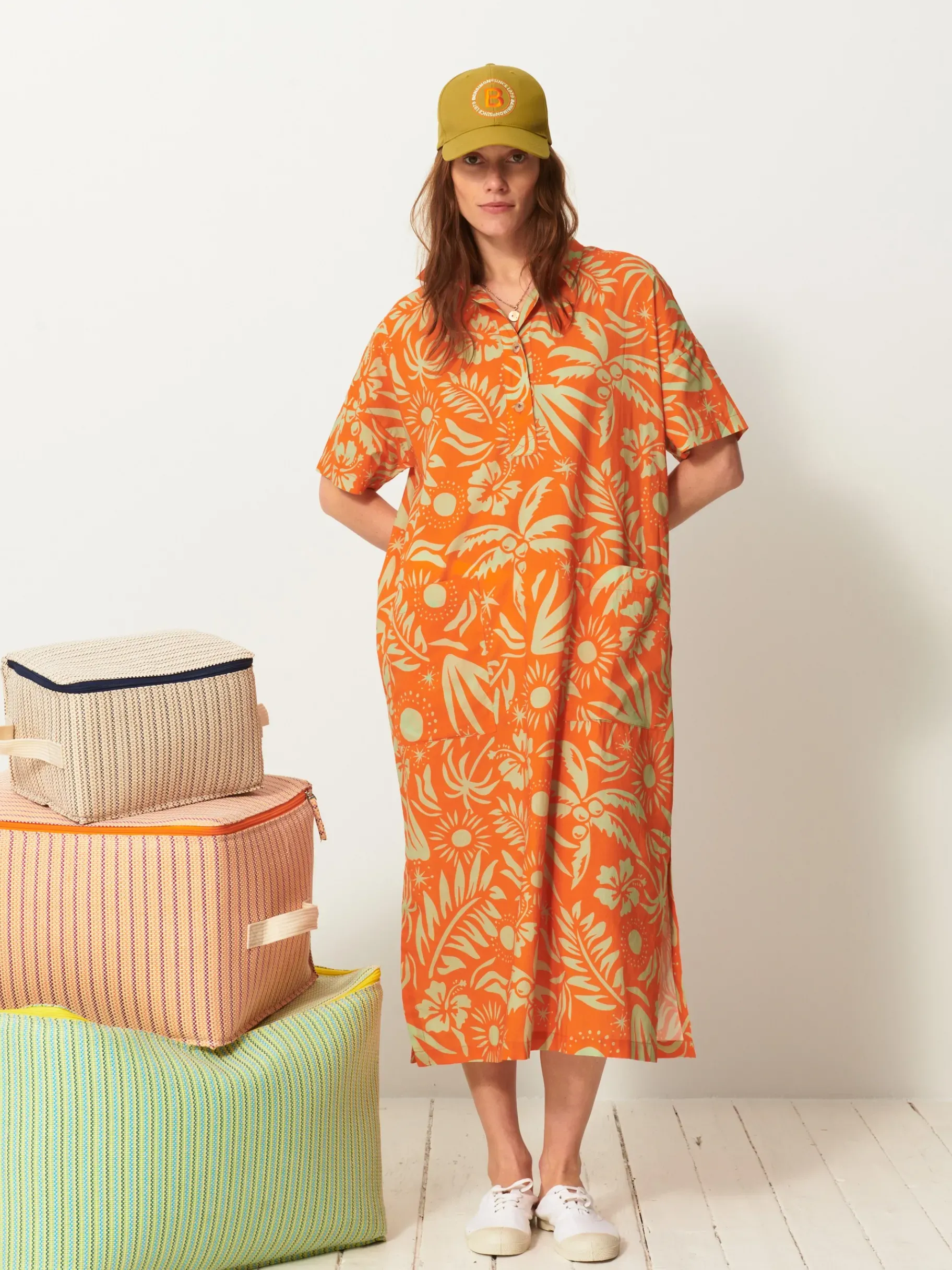 BENSIMON Robes & Combis<Robe nora ORANGE
