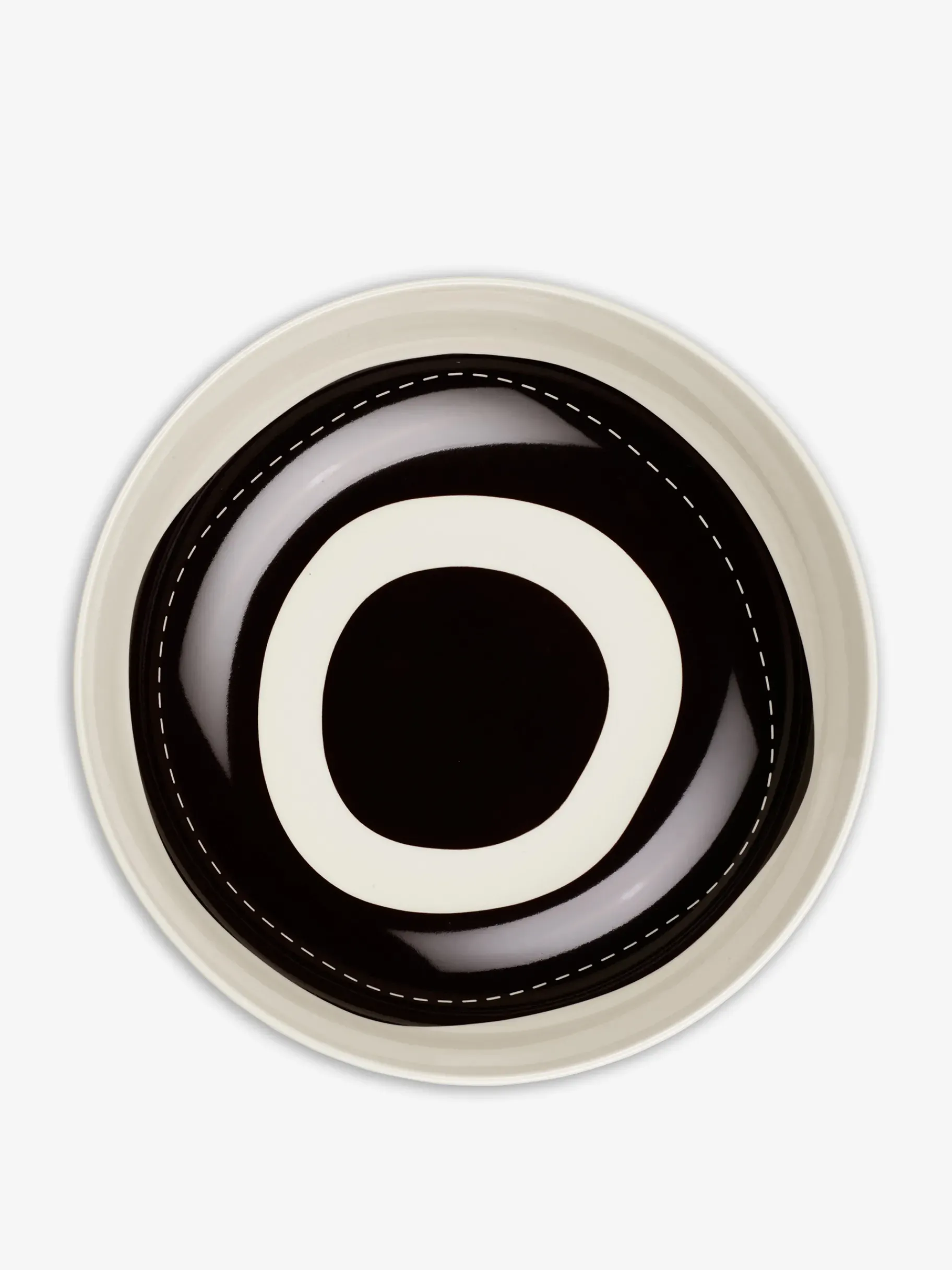BENSIMON Plats & Saladiers<Saladier arty target gres noir blanc - a... NOIR/BLANC