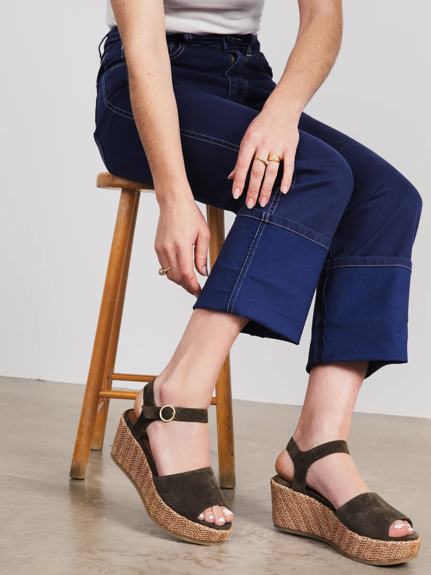 BENSIMON Chaussures<Sandale compensee KAKI