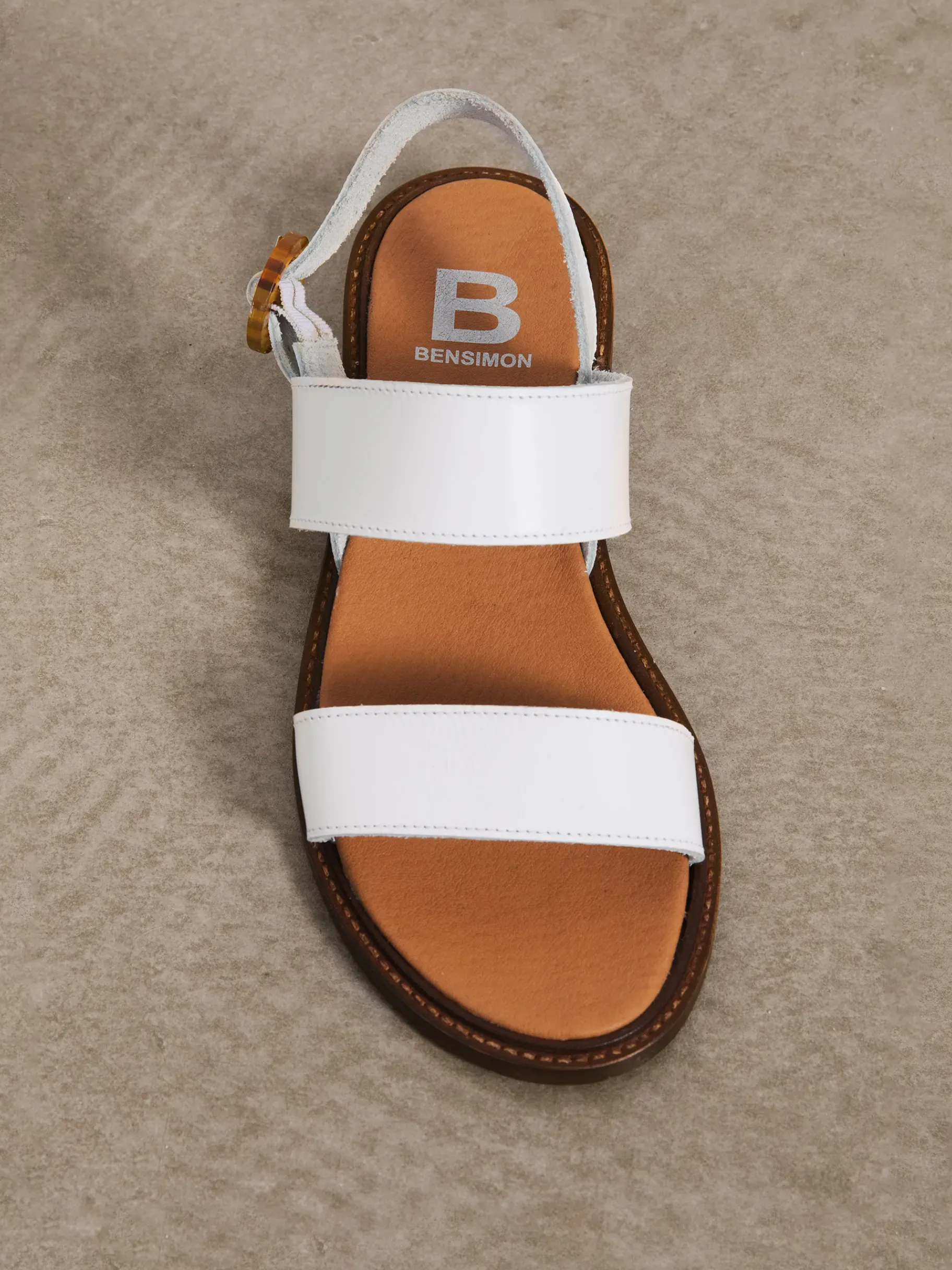 BENSIMON Chaussures<Sandale franciscain BLANC