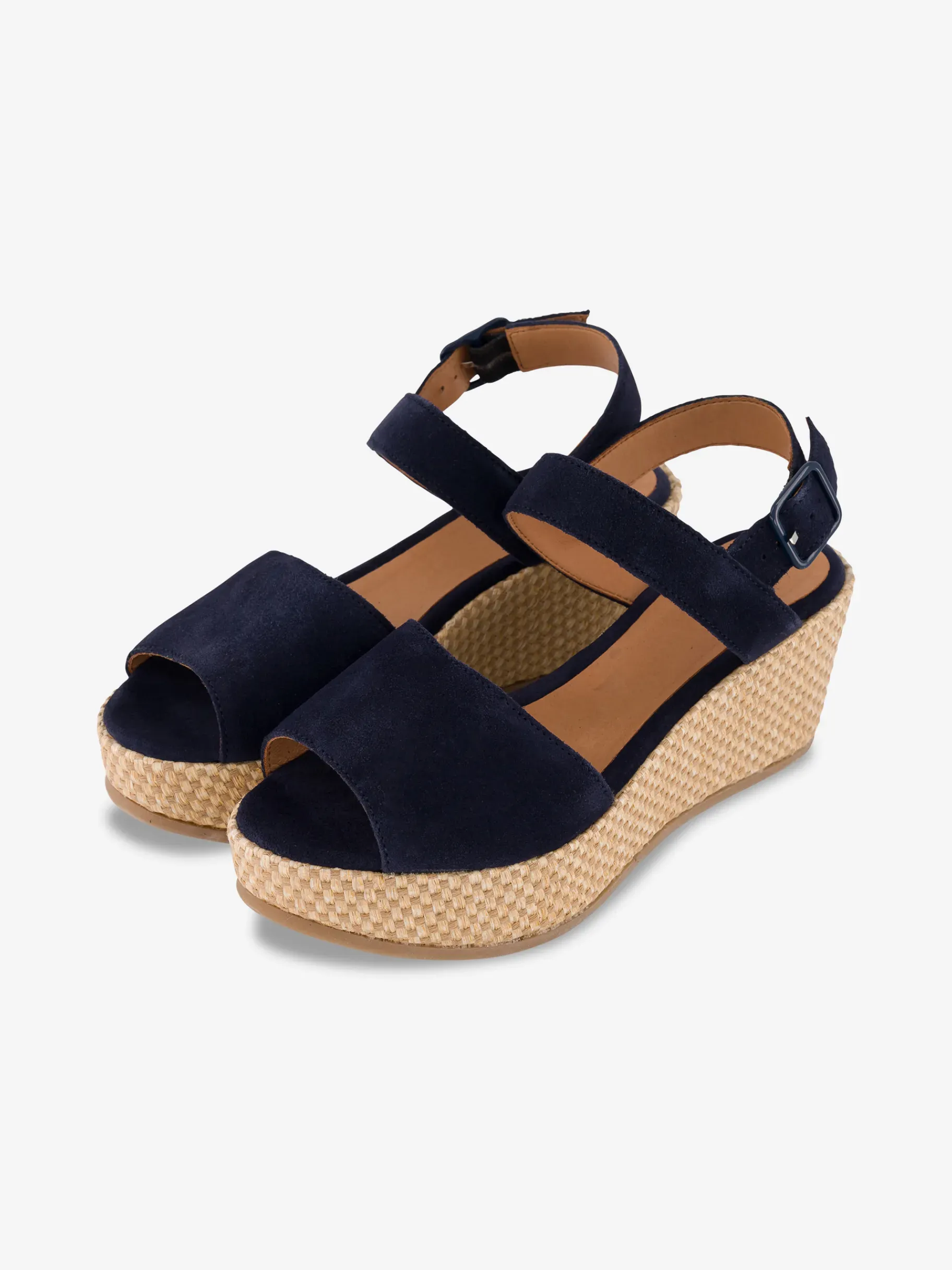 BENSIMON Chaussures<Sandales compensees suede MARINE