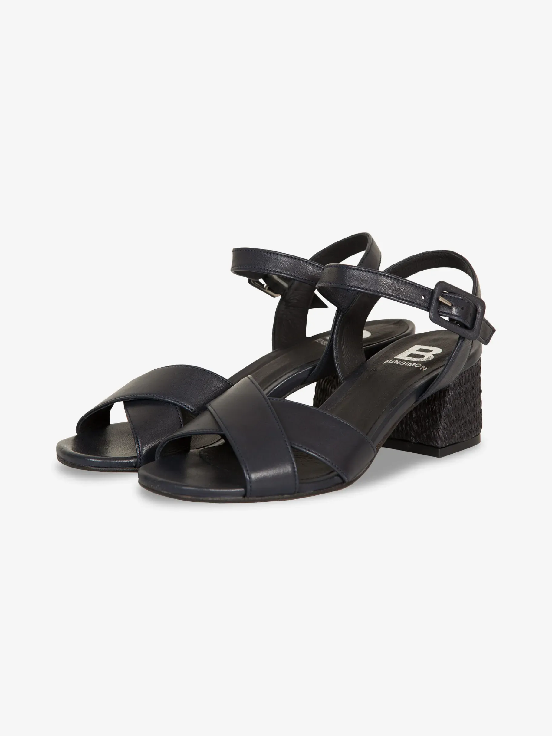 BENSIMON Chaussures<Sandales talon croisees MARINE