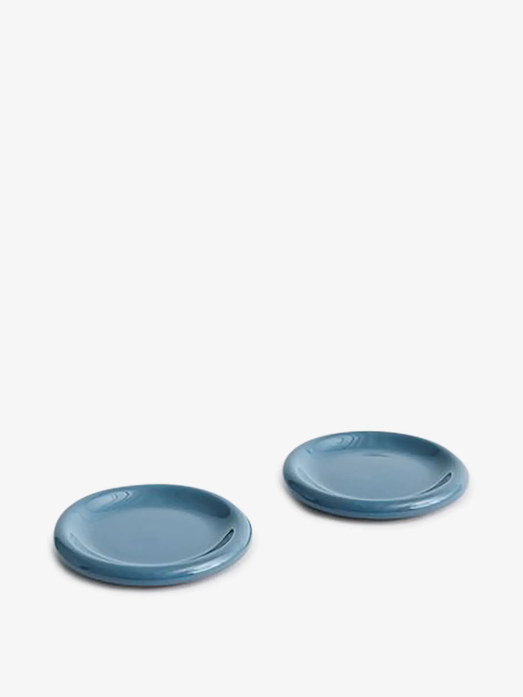 BENSIMON Assiettes<Set de 2 assiettes a dessert barro bleu ... VERT