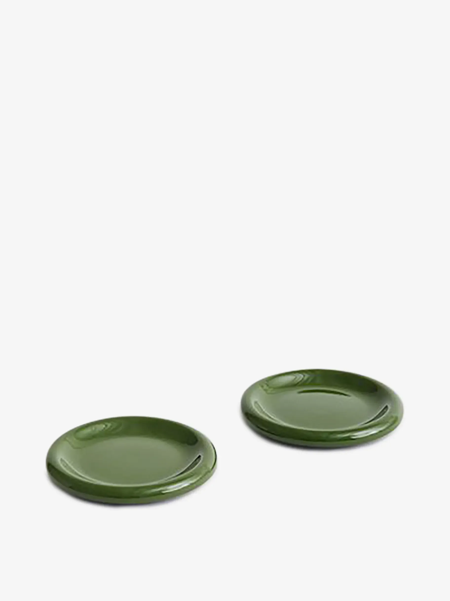 BENSIMON Assiettes<Set de 2 assiettes a dessert barro ... VERT