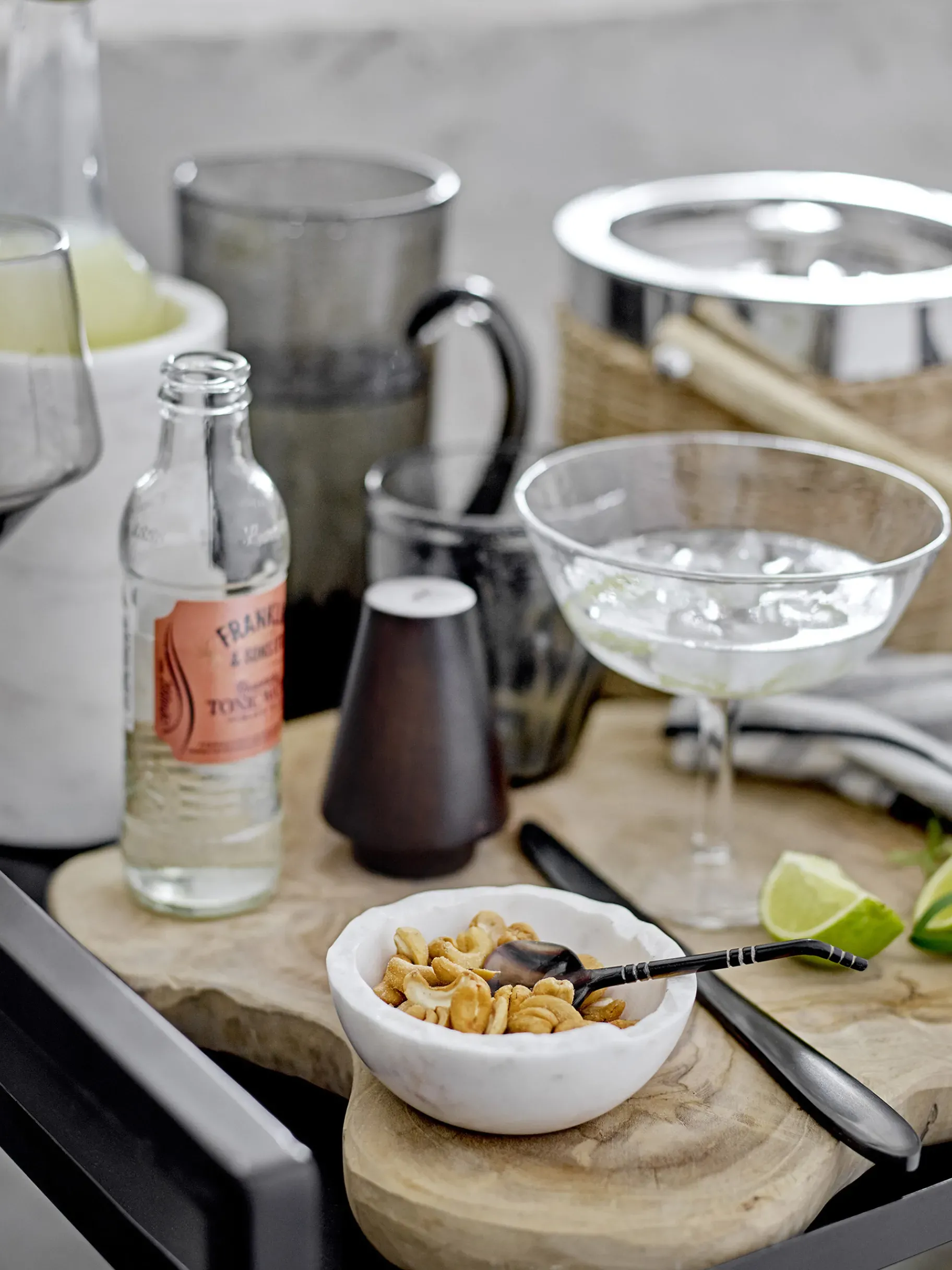 BENSIMON Verres & Carafes<Set de 4 coupes a cocktail martelees - b... TRANSPARENT