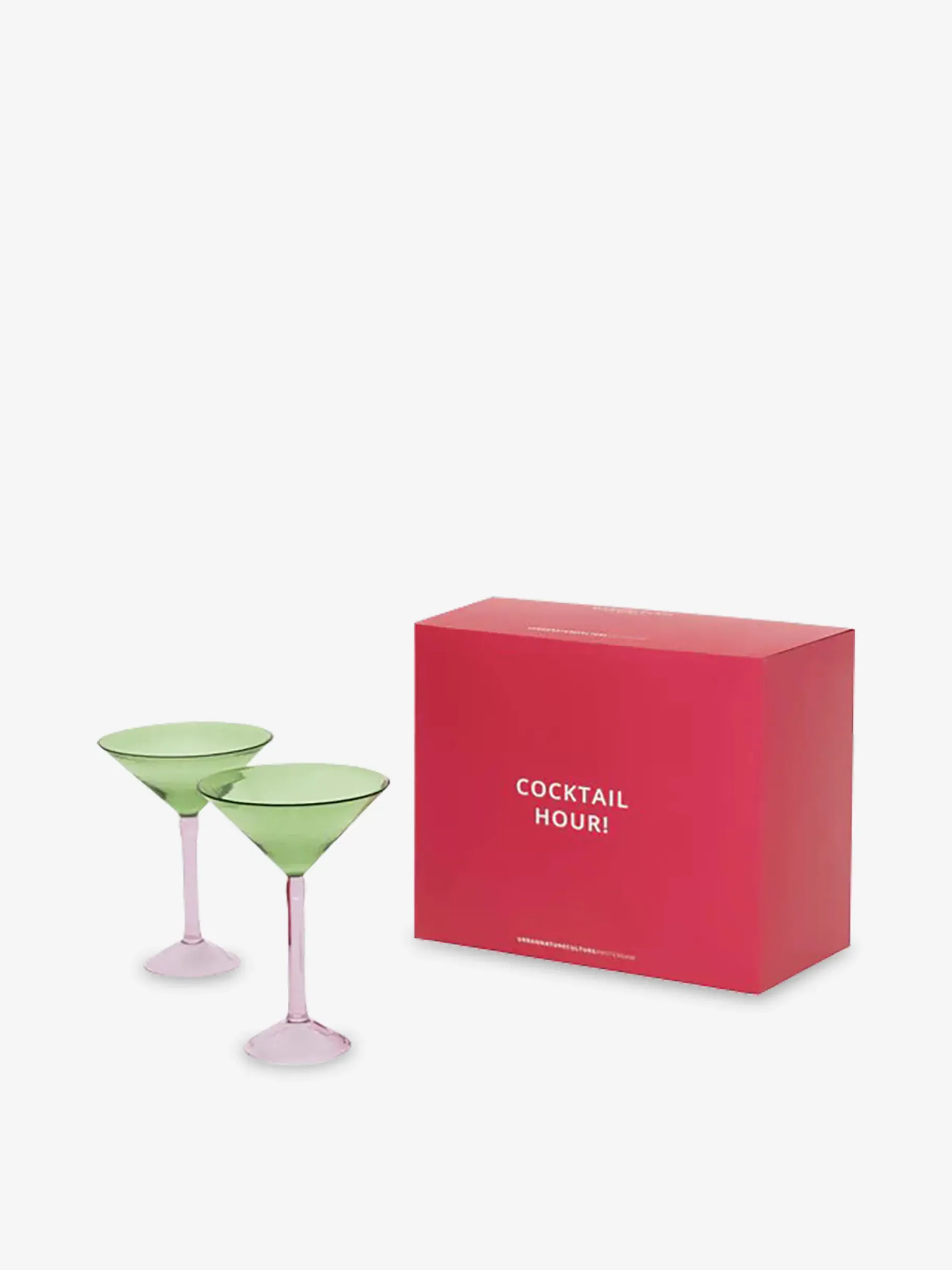 BENSIMON Verres & Carafes<Set de 2 verres a martini - urban nature culture MULTICOLORE
