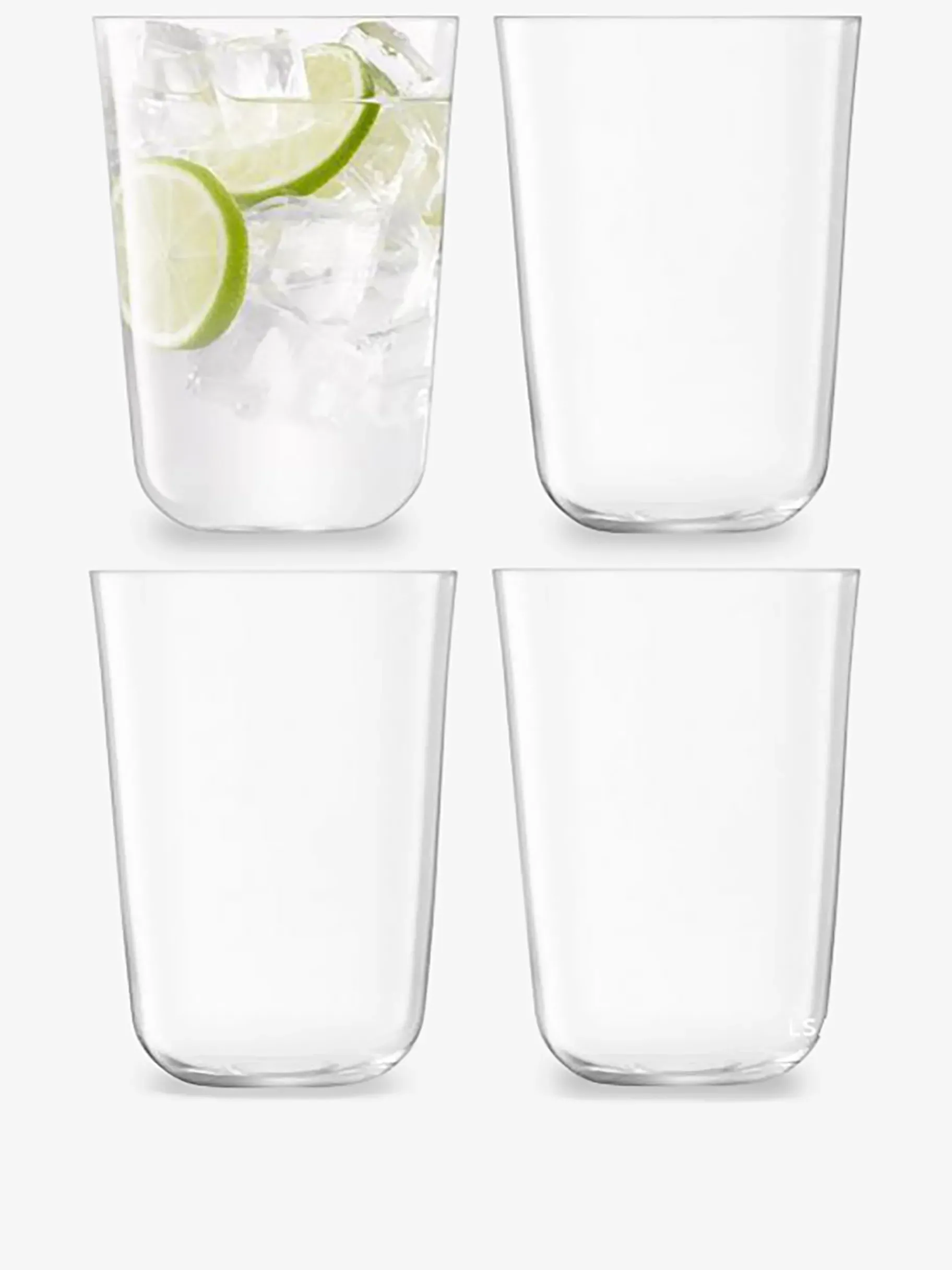 BENSIMON Verres & Carafes<Set de 4 verres empilables a eau - lsa TRANSPARENT