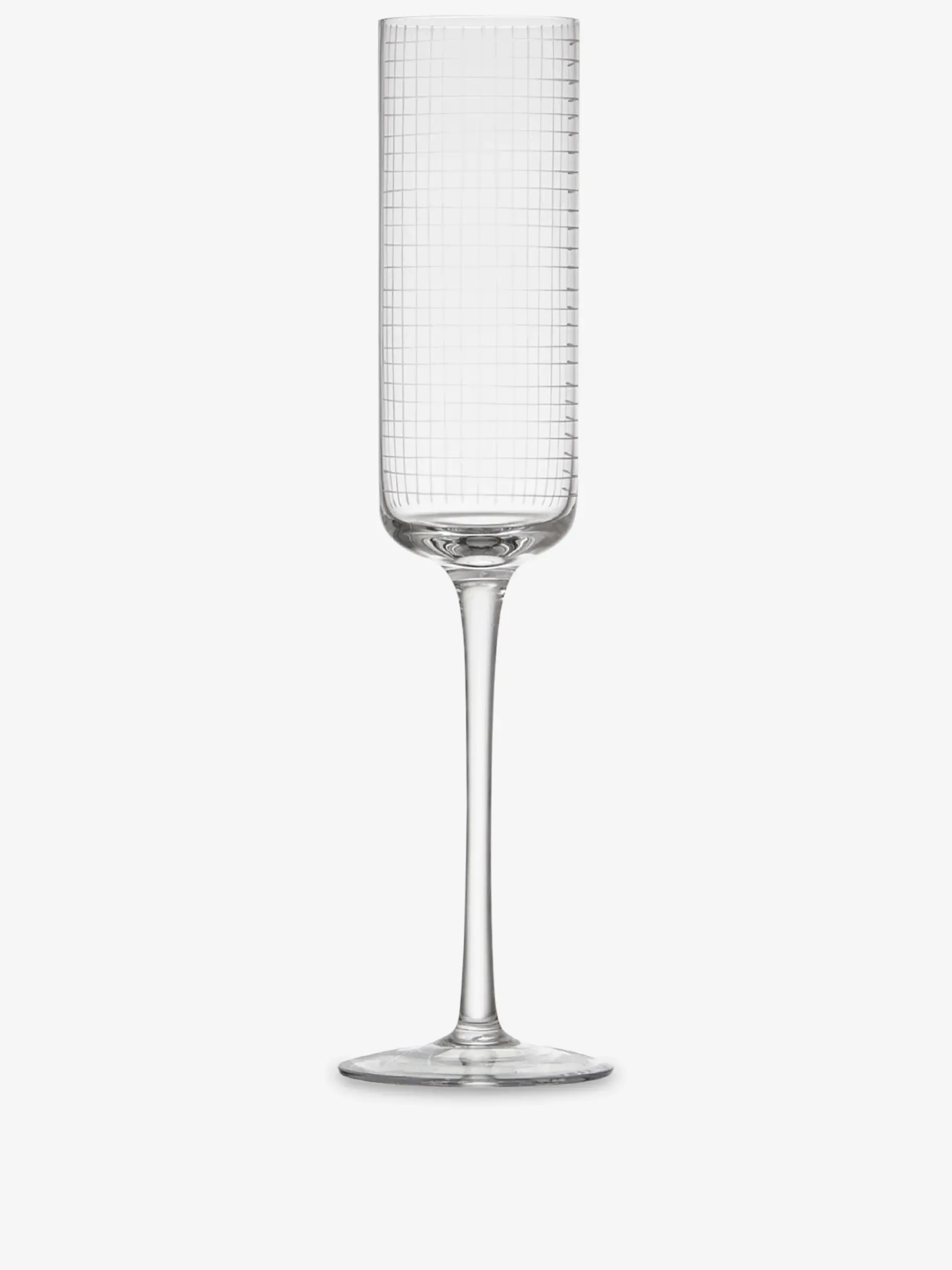 BENSIMON Accessoires De Table|Verres & Carafes<Set 4 flutes champagne stries TRANSPARENT