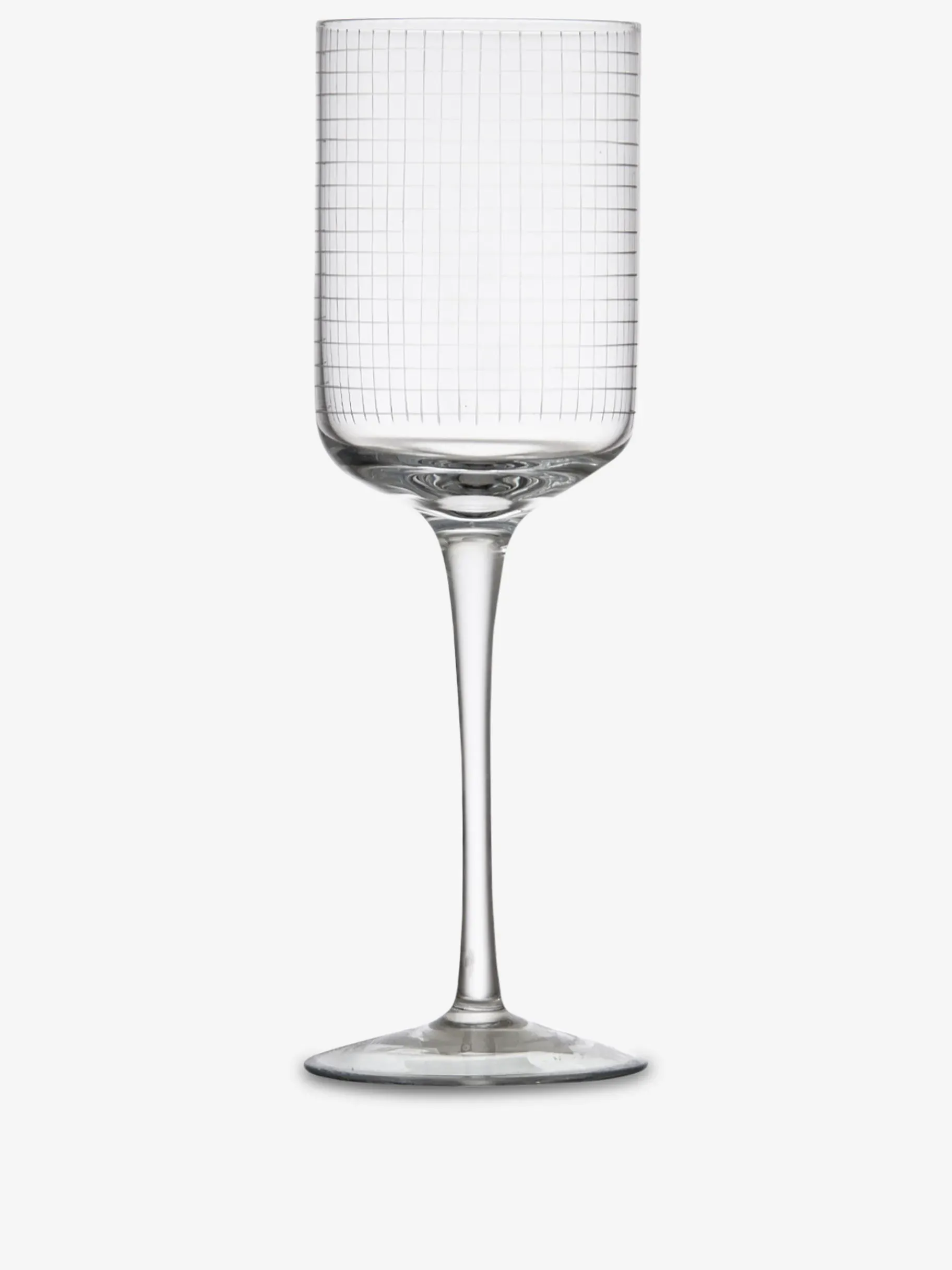 BENSIMON Accessoires De Table|Verres & Carafes<Set 4 verres vin rouge strie TRANSPARENT