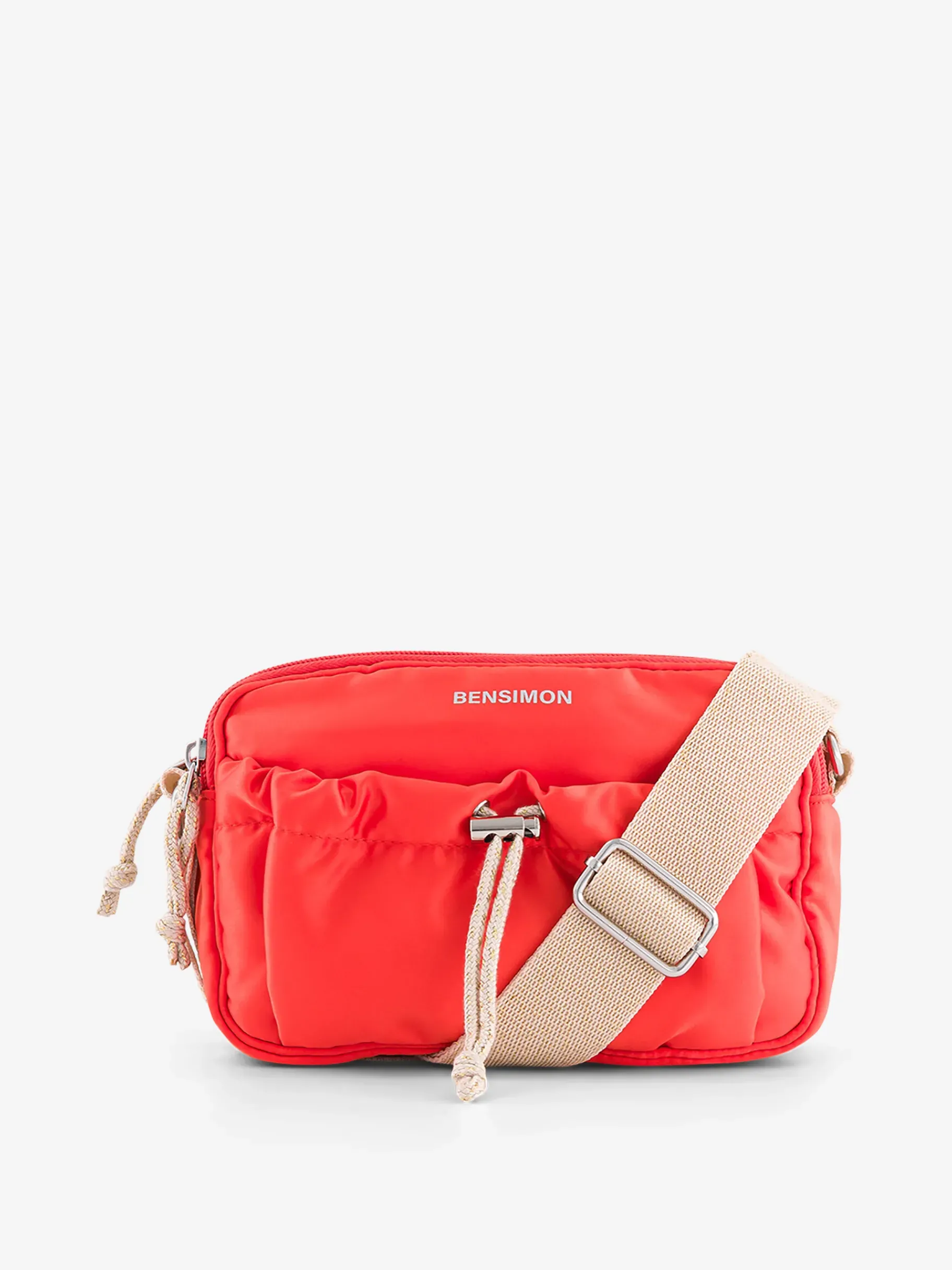 BENSIMON Sacs Porté Épaule<Small bag madras MANDARINE