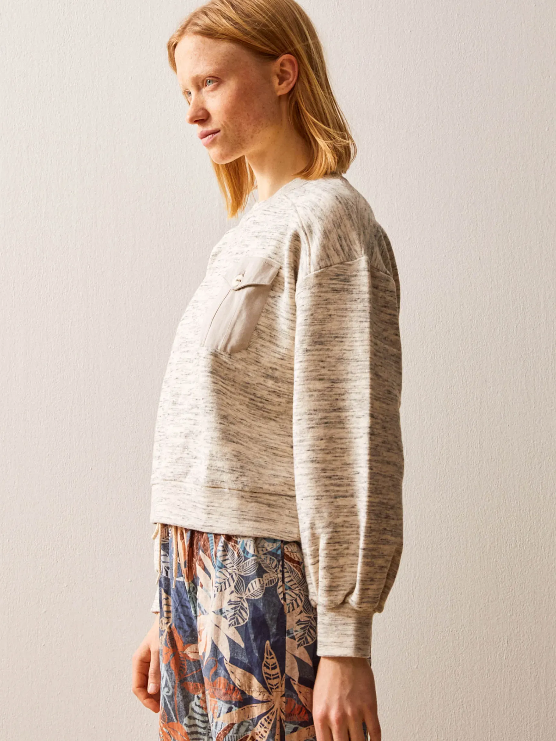 BENSIMON Pulls, Sweats & Gilets<Sweat jin CREME