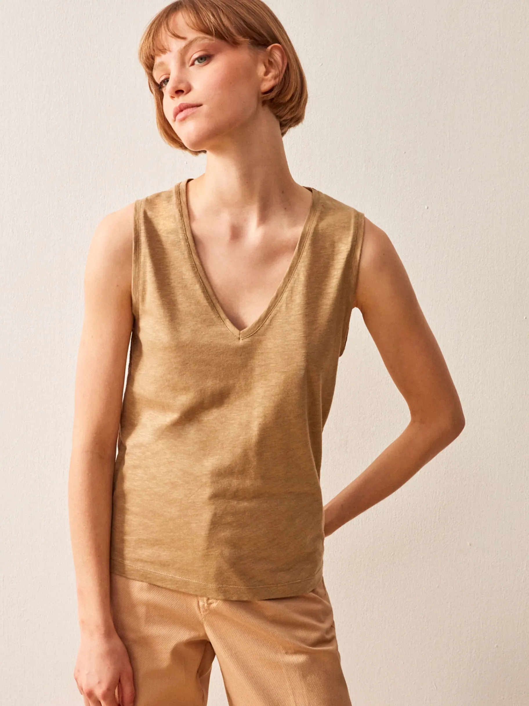 BENSIMON Tops & Chemises<Tee shirt blandine SEPIA