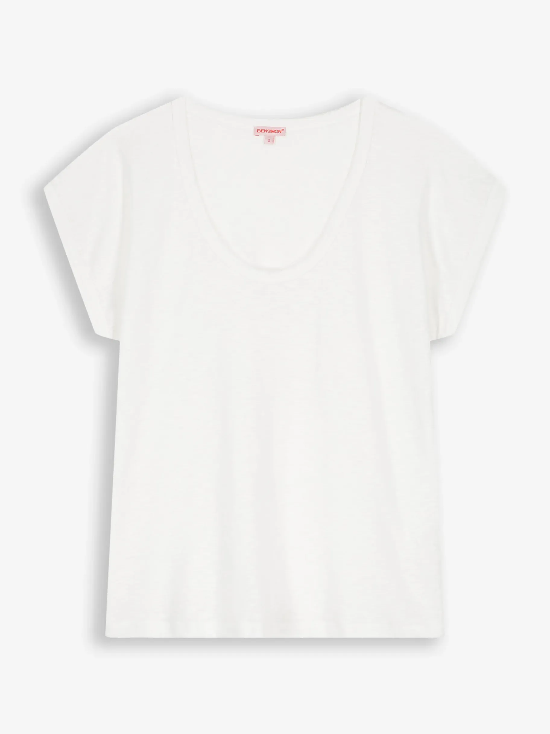 BENSIMON Tops & Chemises<Tee shirt bosco IVOIRE