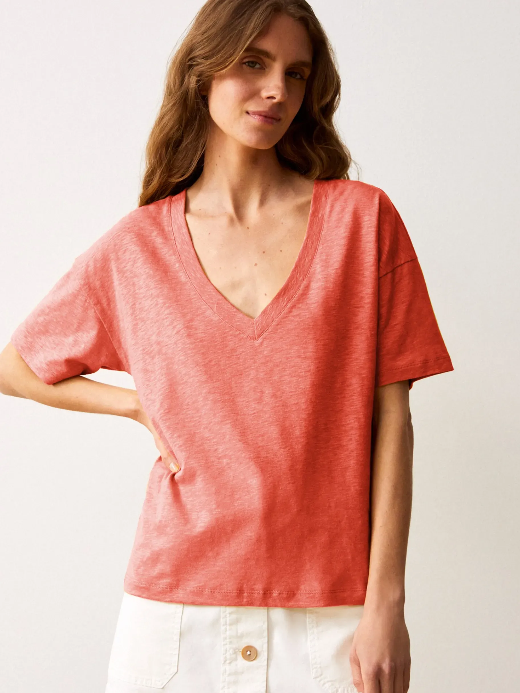 BENSIMON Tops & Chemises<Tee shirt harris PAPRIKA