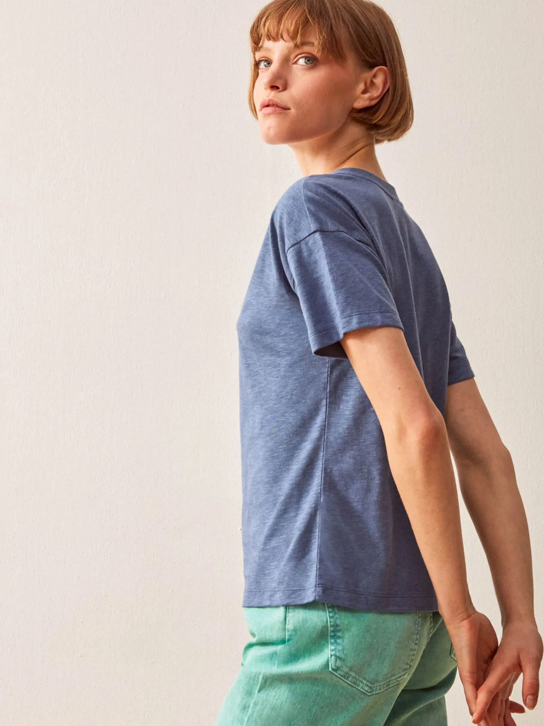 BENSIMON Tops & Chemises<Tee shirt harris BLEUET