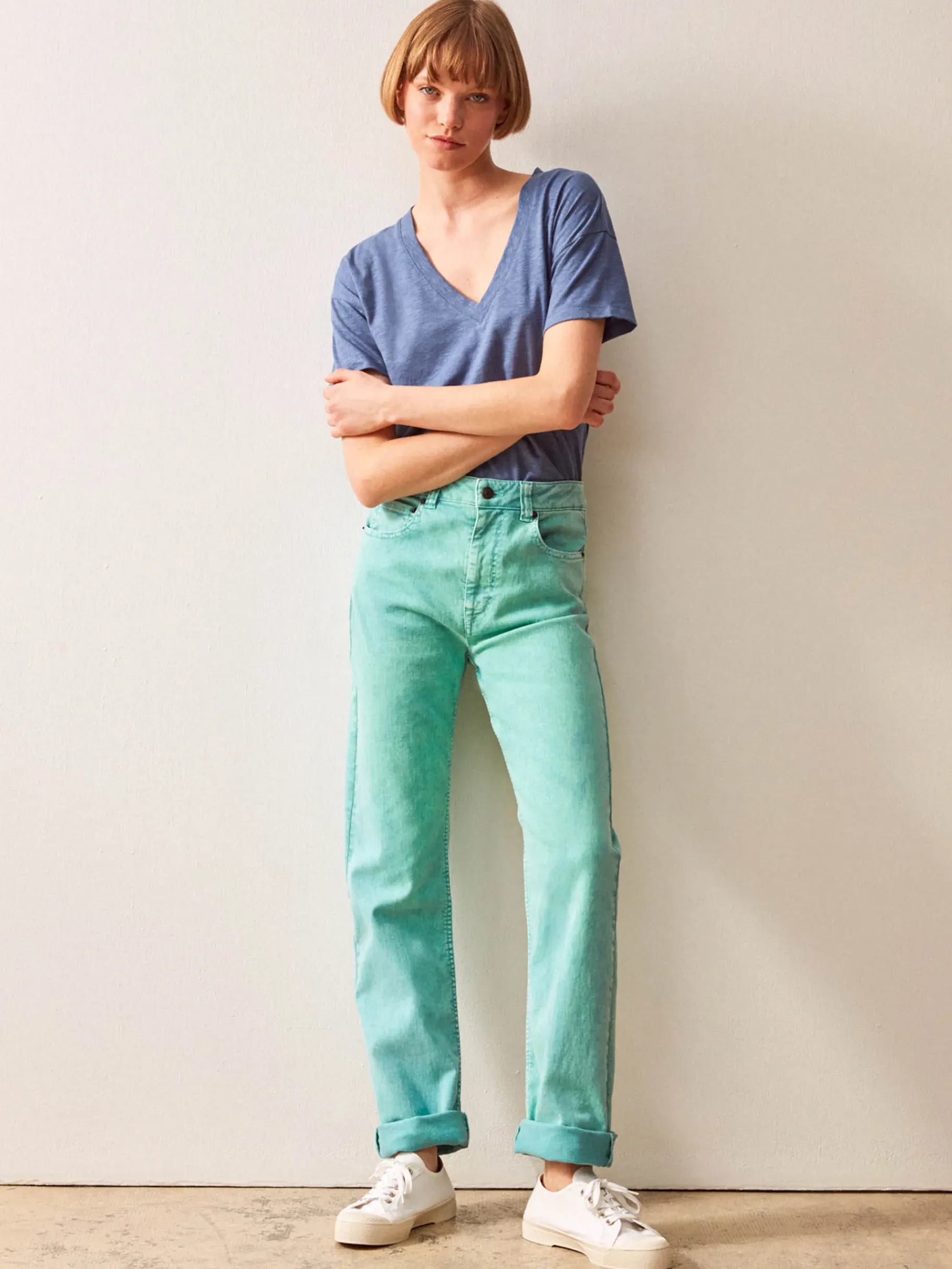 BENSIMON Tops & Chemises<Tee shirt harris BLEUET