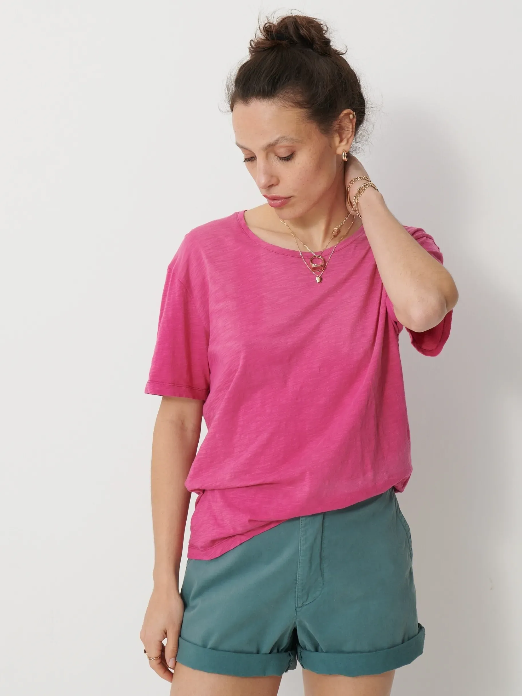 BENSIMON Tops & Chemises<Tee shirt july FUSHIA