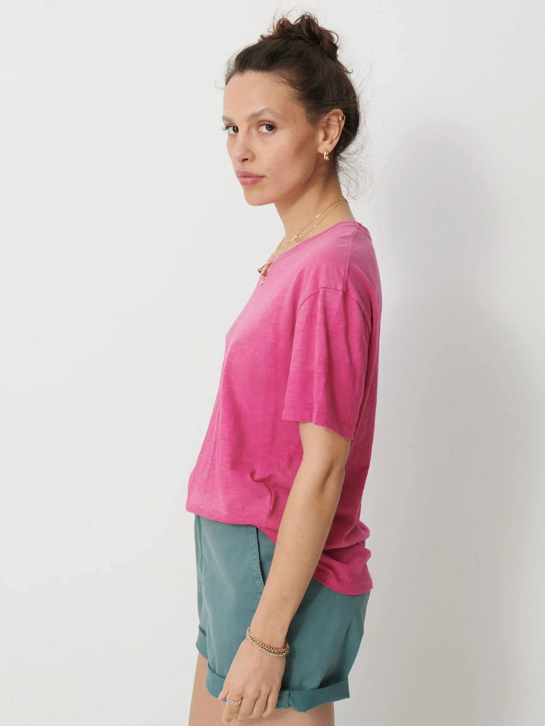 BENSIMON Tops & Chemises<Tee shirt july FUSHIA