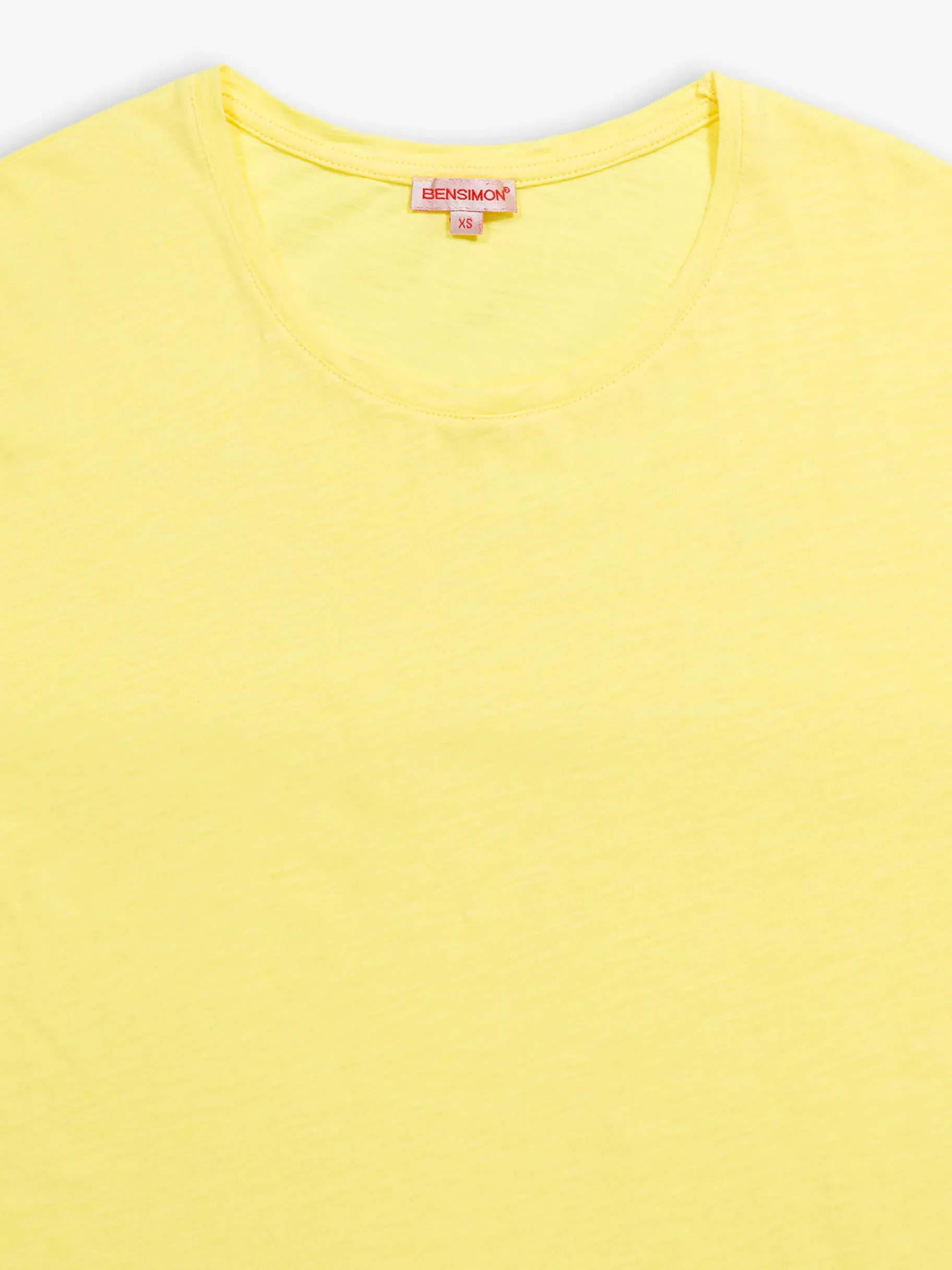 BENSIMON Tops & Chemises<Tee shirt july CITRON