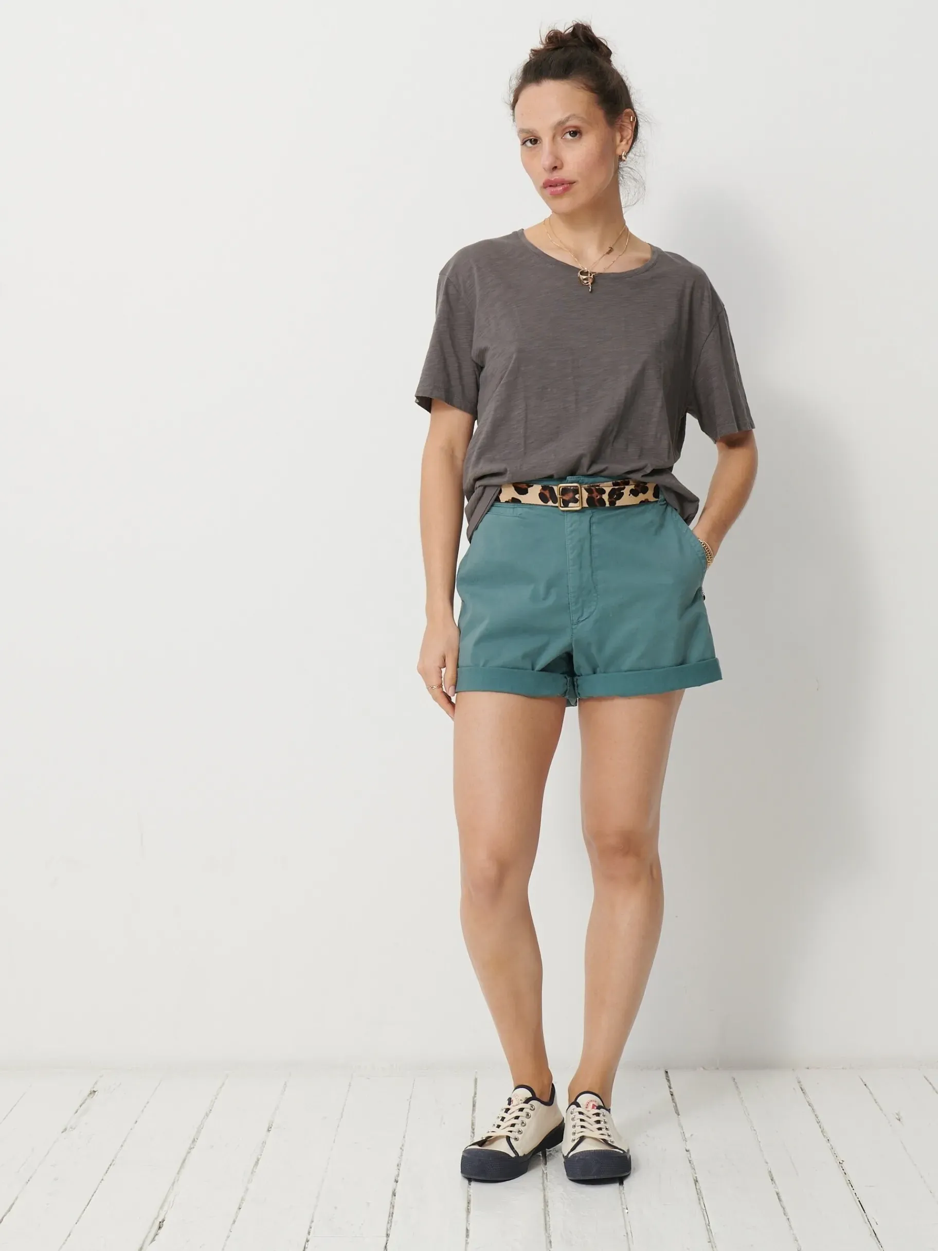 BENSIMON Tops & Chemises<Tee shirt july Taupe foncé