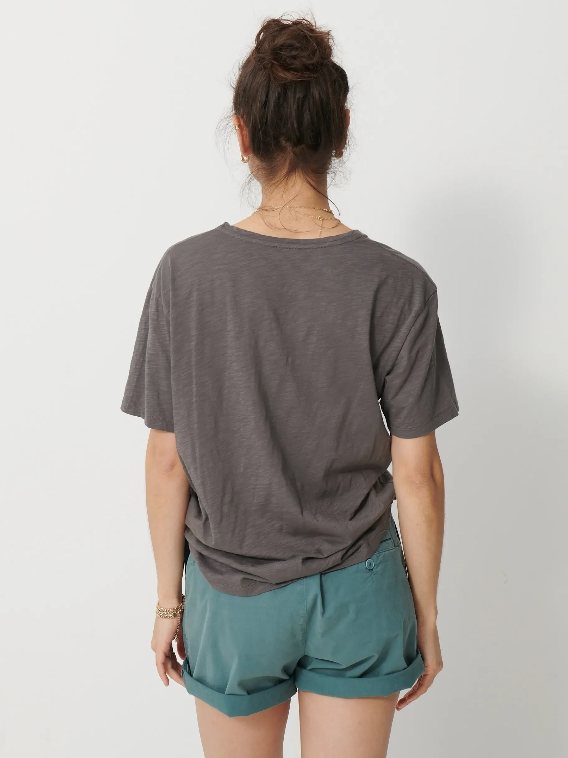 BENSIMON Tops & Chemises<Tee shirt july Taupe foncé