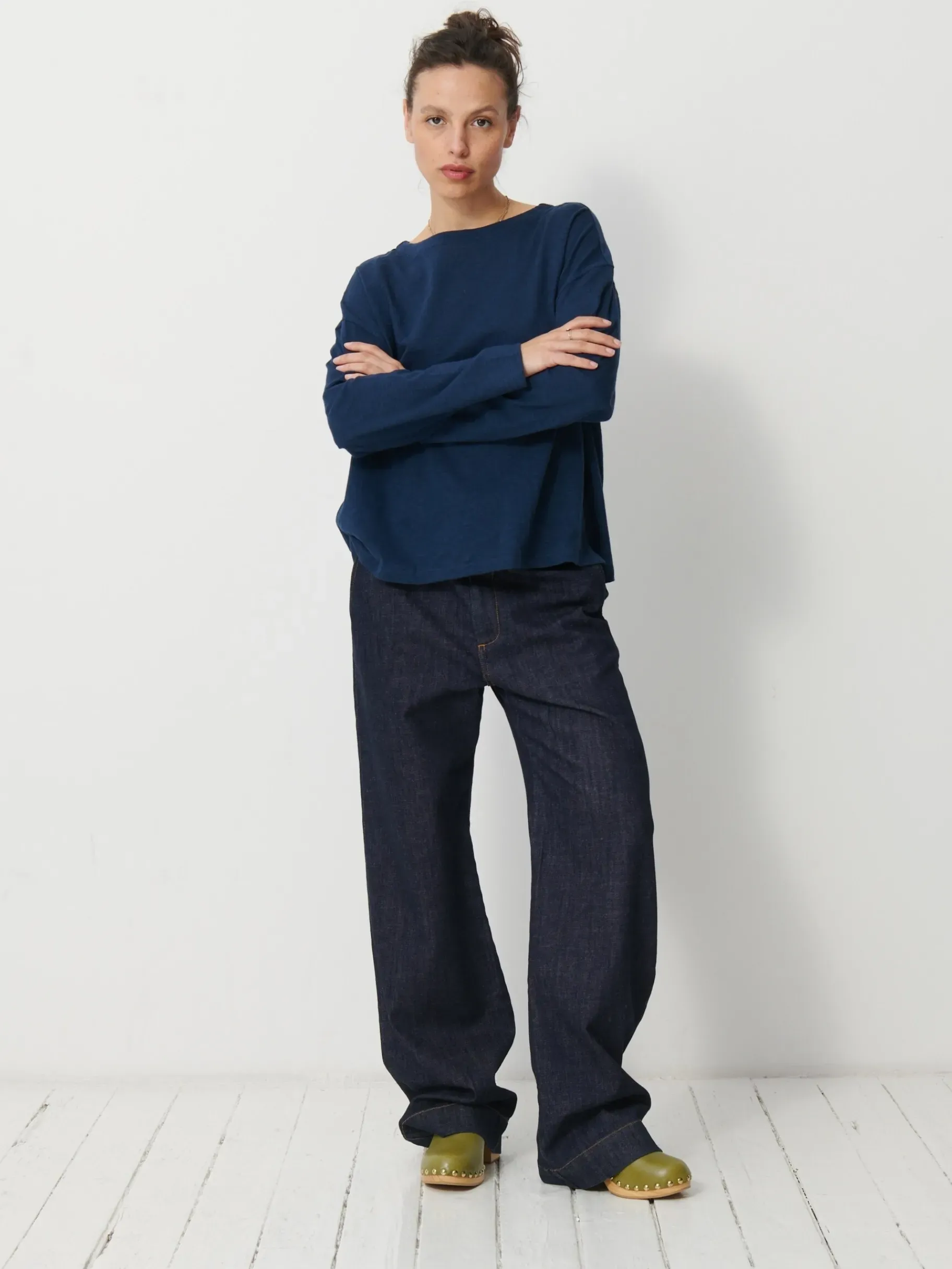 BENSIMON Tops & Chemises<Tee shirt loick MARINE