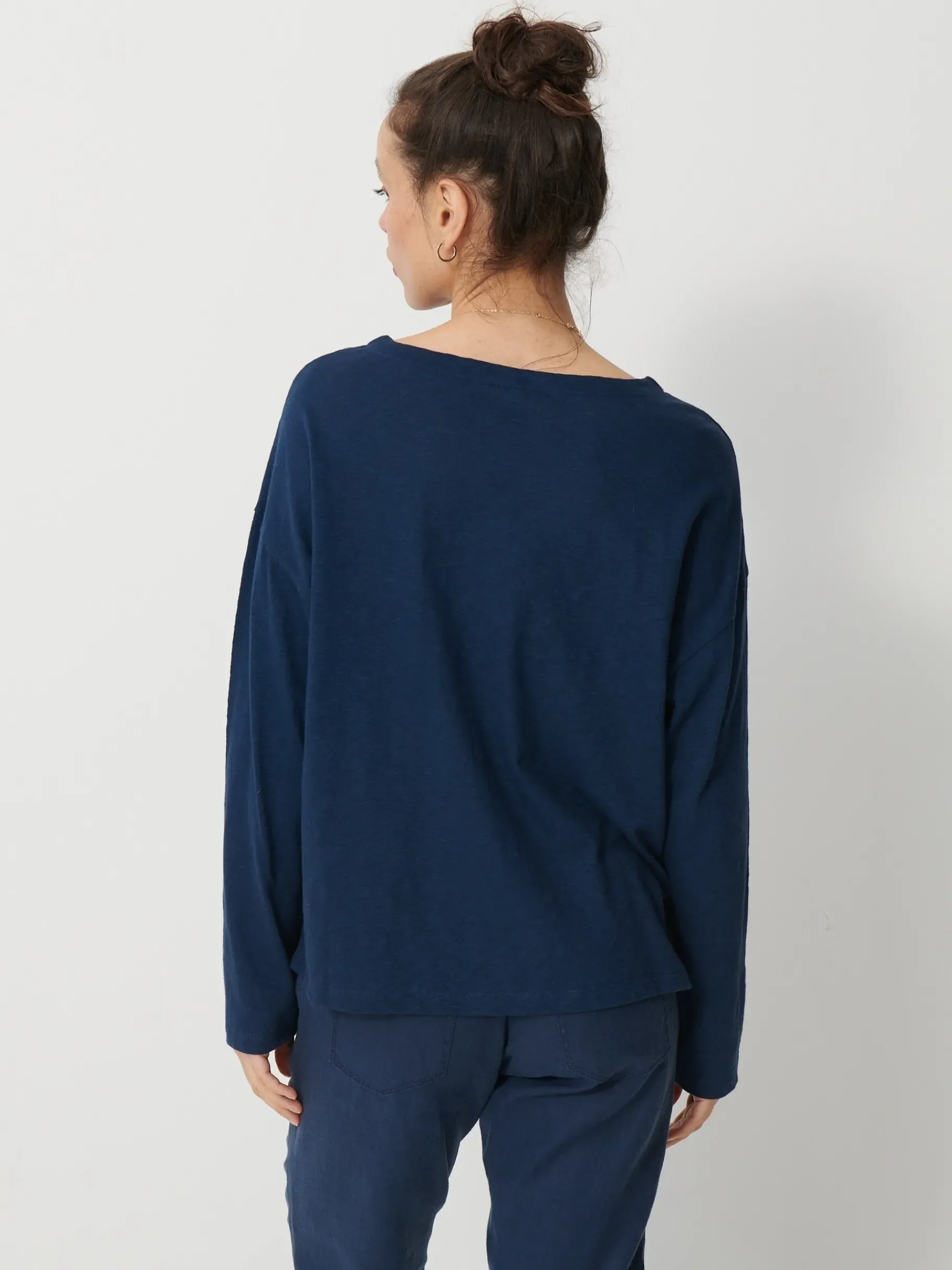 BENSIMON Tops & Chemises<Tee shirt loick MARINE