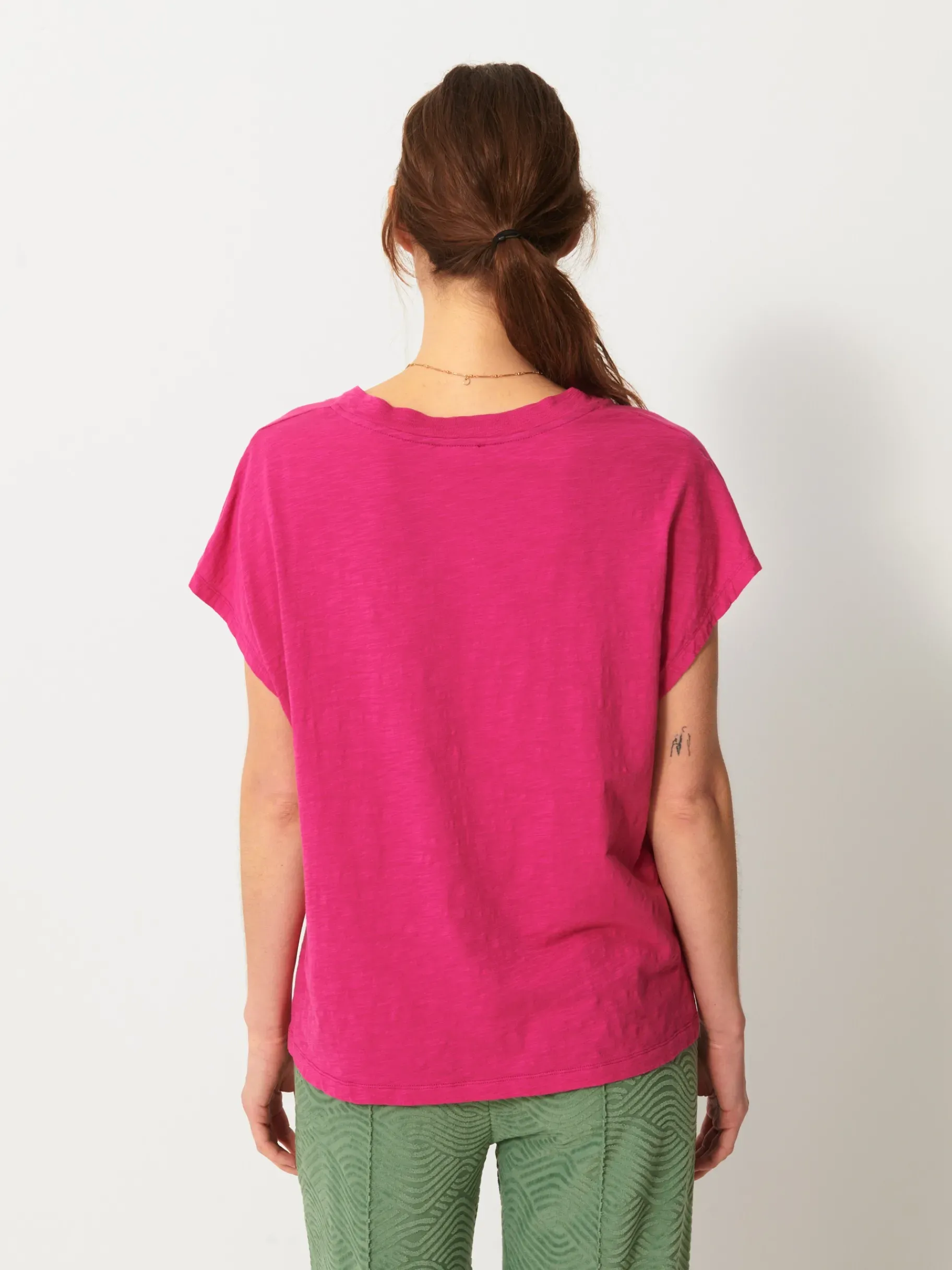 BENSIMON Tops & Chemises<Tee shirt lucia FUSHIA