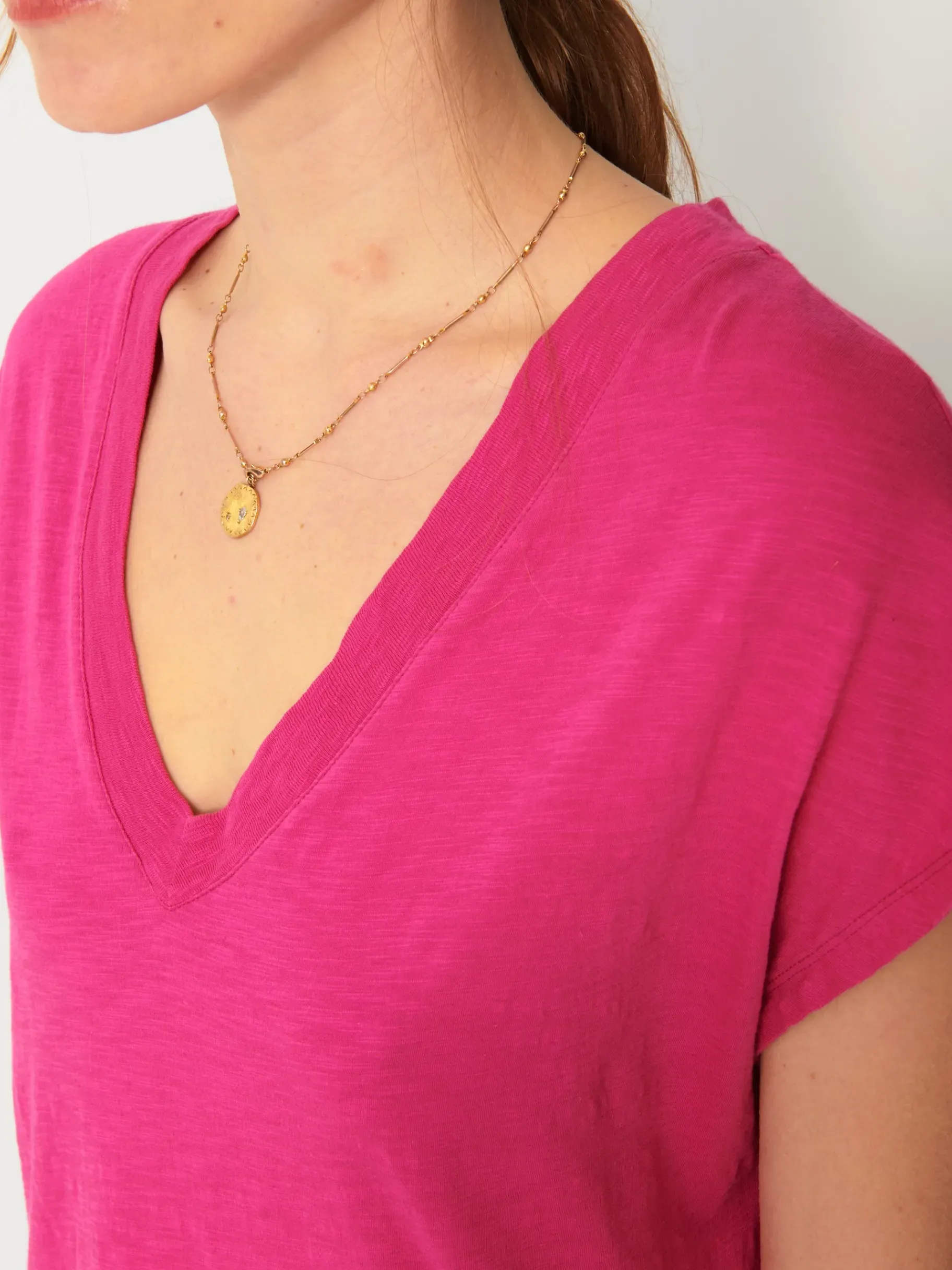 BENSIMON Tops & Chemises<Tee shirt lucia FUSHIA