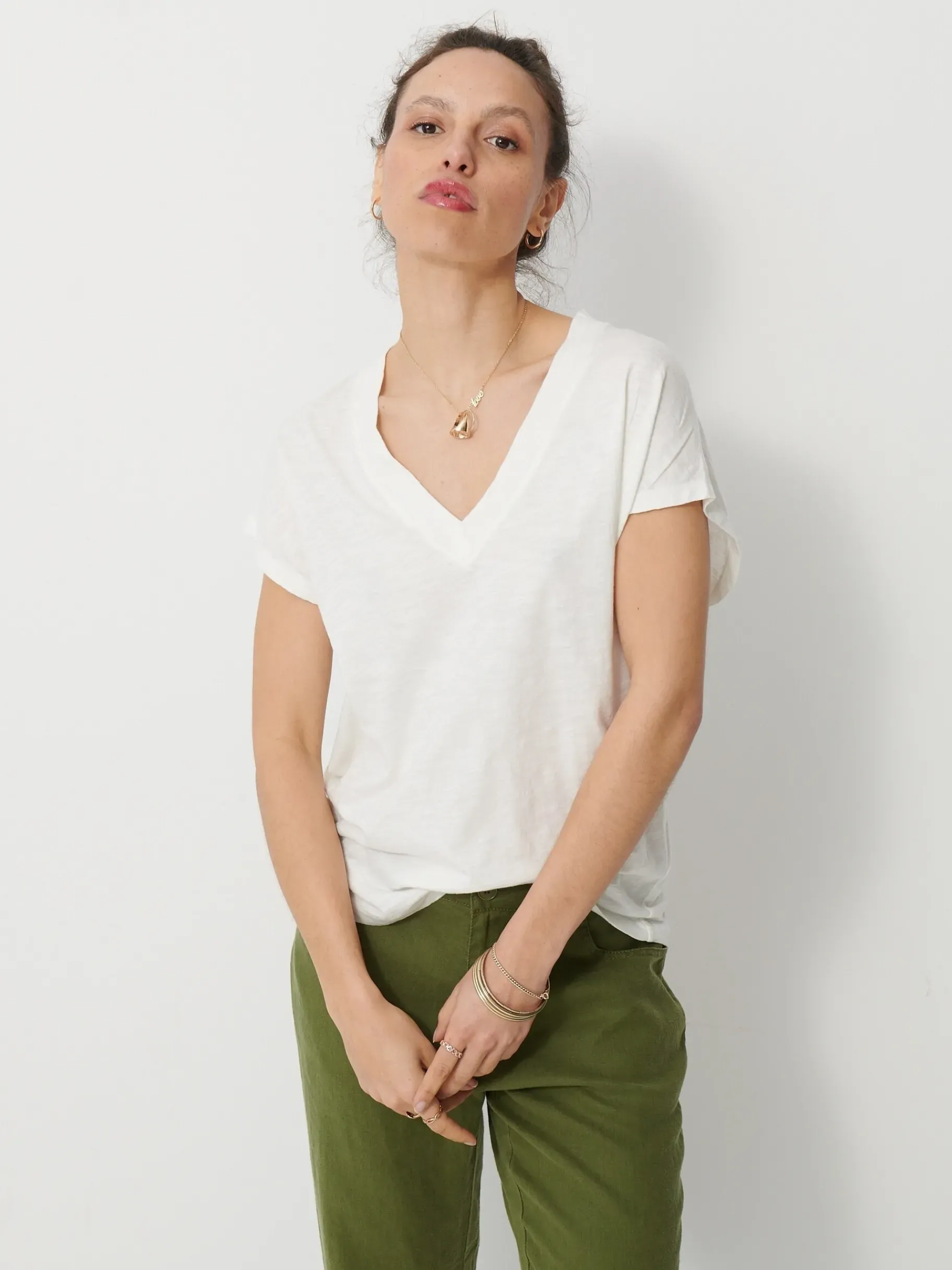 BENSIMON Tops & Chemises<Tee shirt lucia ECRU