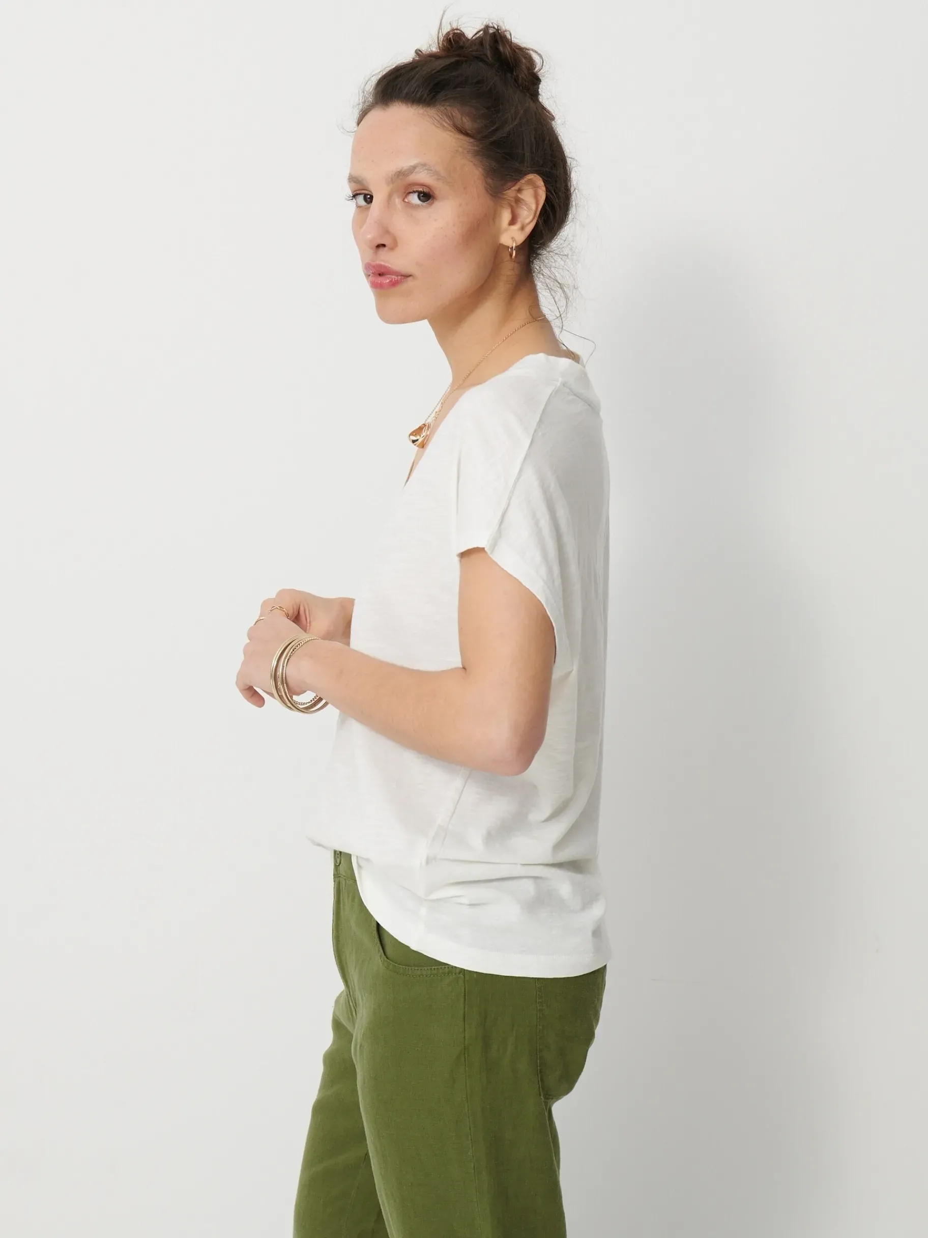 BENSIMON Tops & Chemises<Tee shirt lucia ECRU