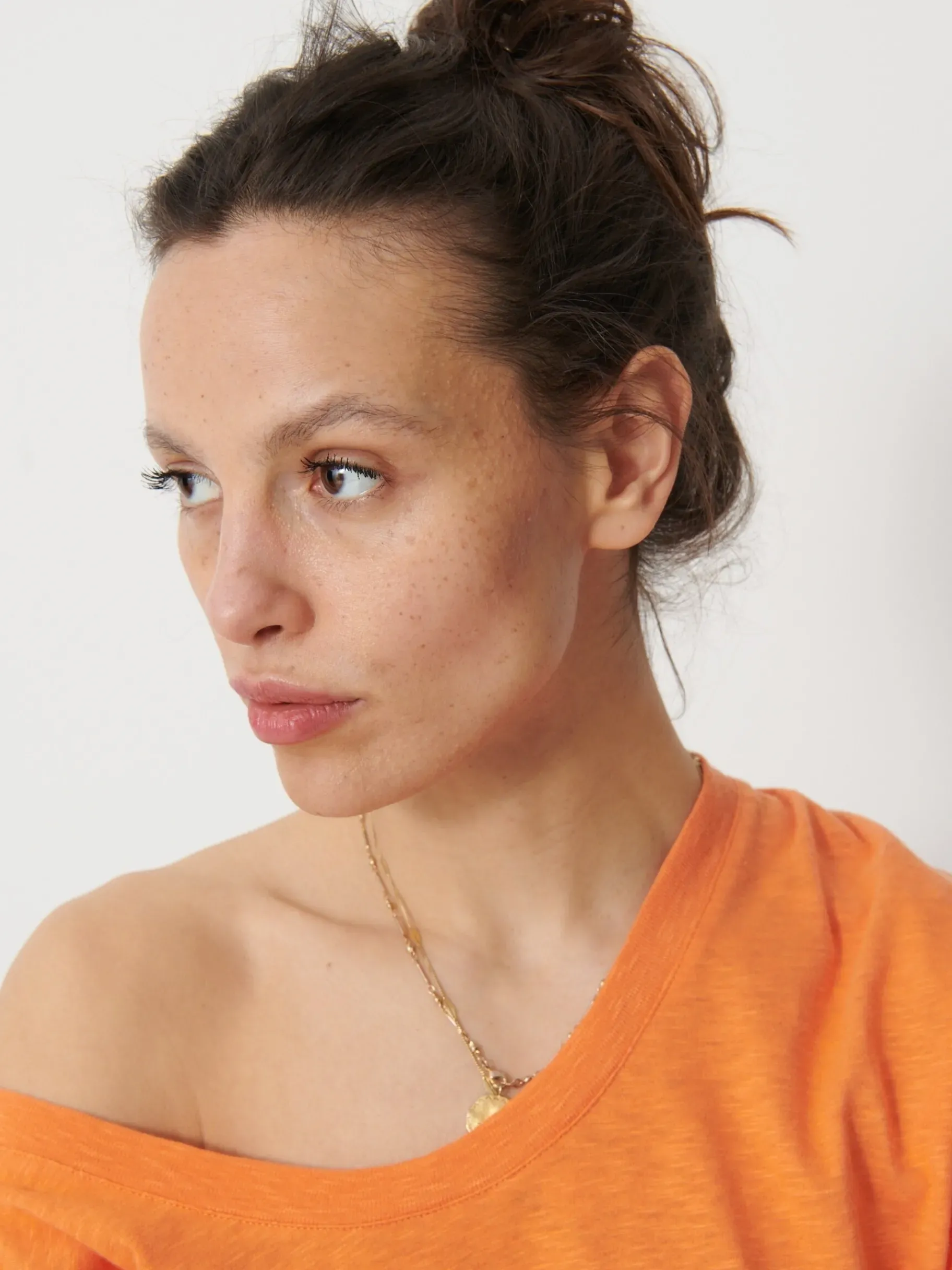 BENSIMON Tops & Chemises<Tee shirt luciana ORANGE