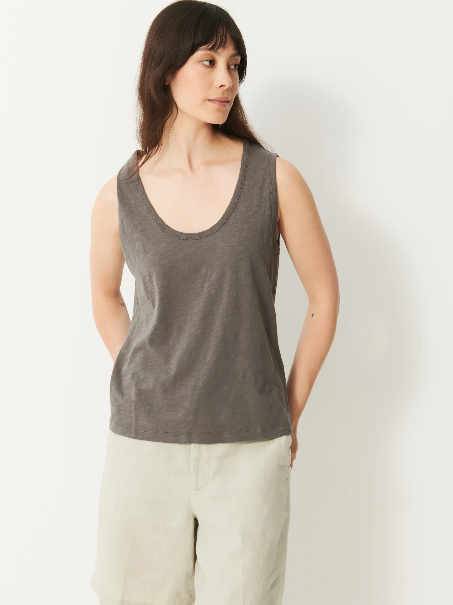BENSIMON Tops & Chemises<Tee shirt noor Taupe foncé